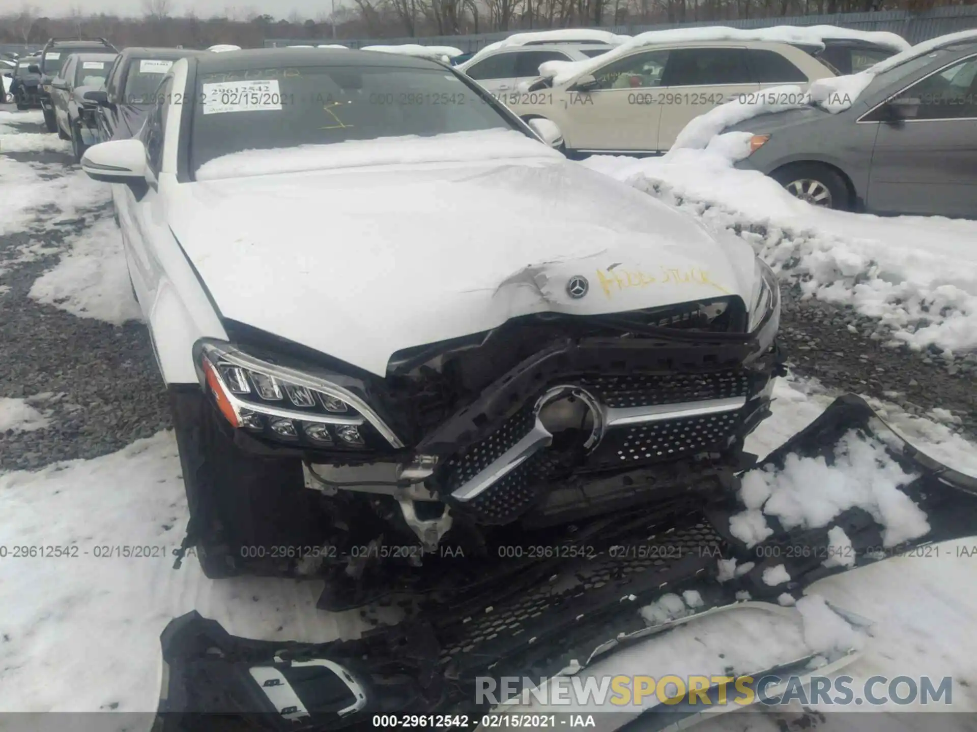 6 Photograph of a damaged car WDDWJ8EB7KF813504 MERCEDES-BENZ C-CLASS 2019