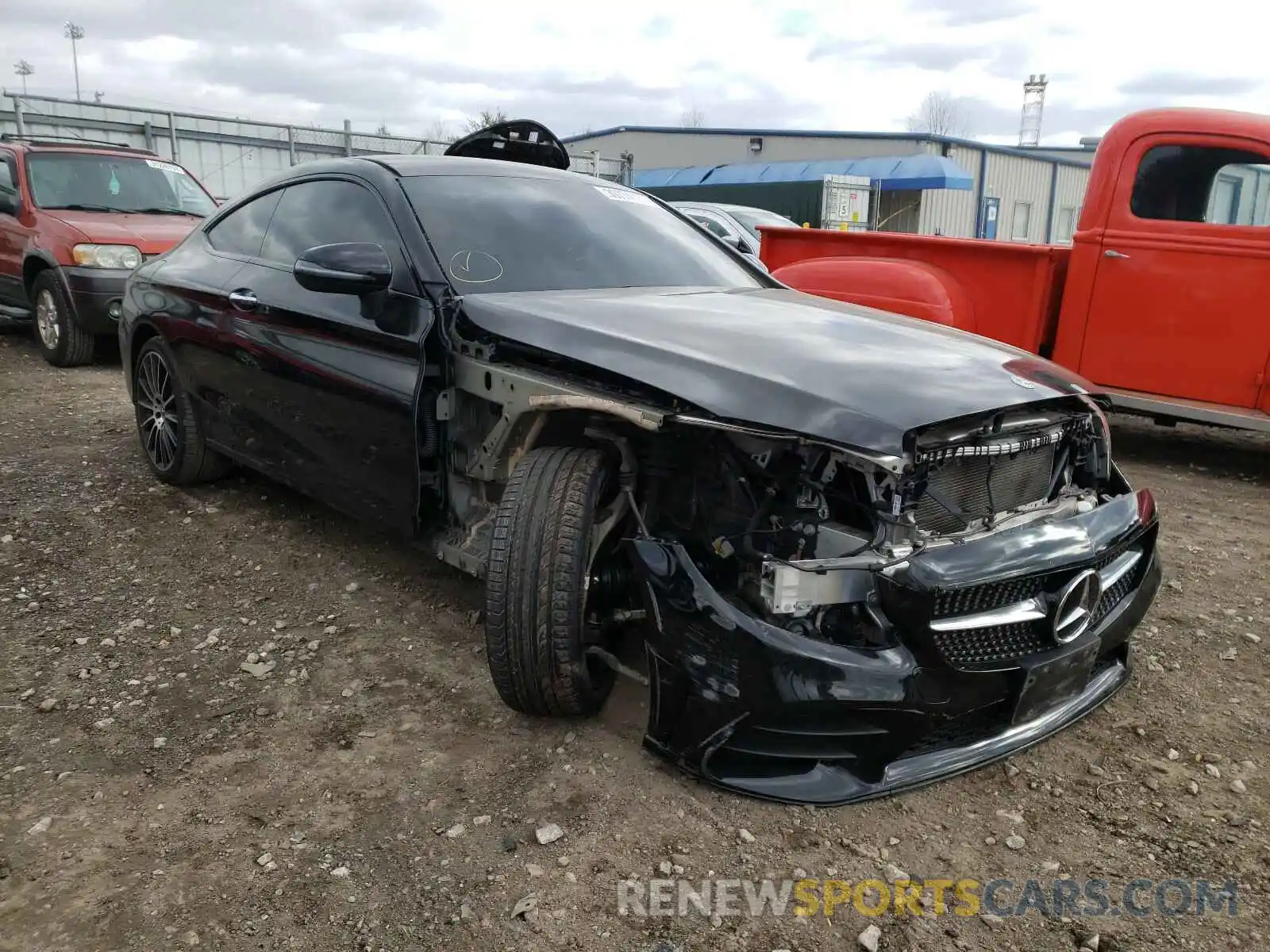 1 Photograph of a damaged car WDDWJ8EB7KF813874 MERCEDES-BENZ C CLASS 2019