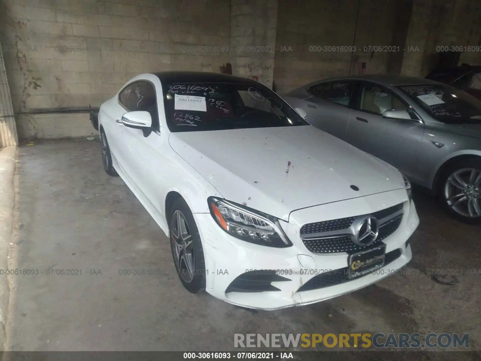 1 Photograph of a damaged car WDDWJ8EB7KF832862 MERCEDES-BENZ C-CLASS 2019