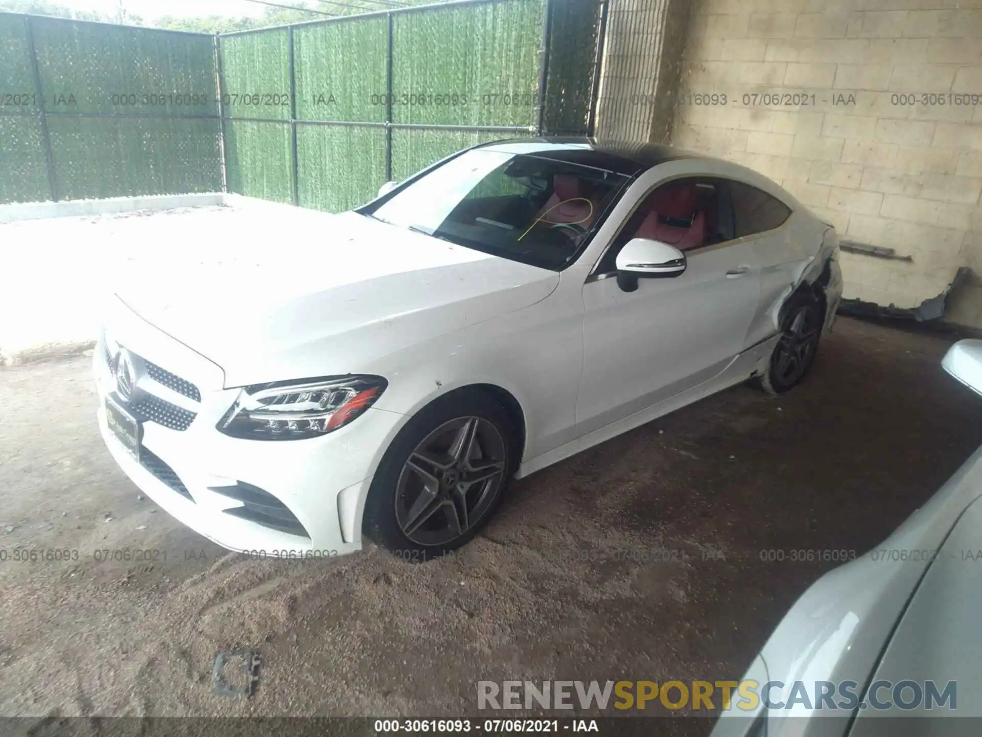 2 Photograph of a damaged car WDDWJ8EB7KF832862 MERCEDES-BENZ C-CLASS 2019