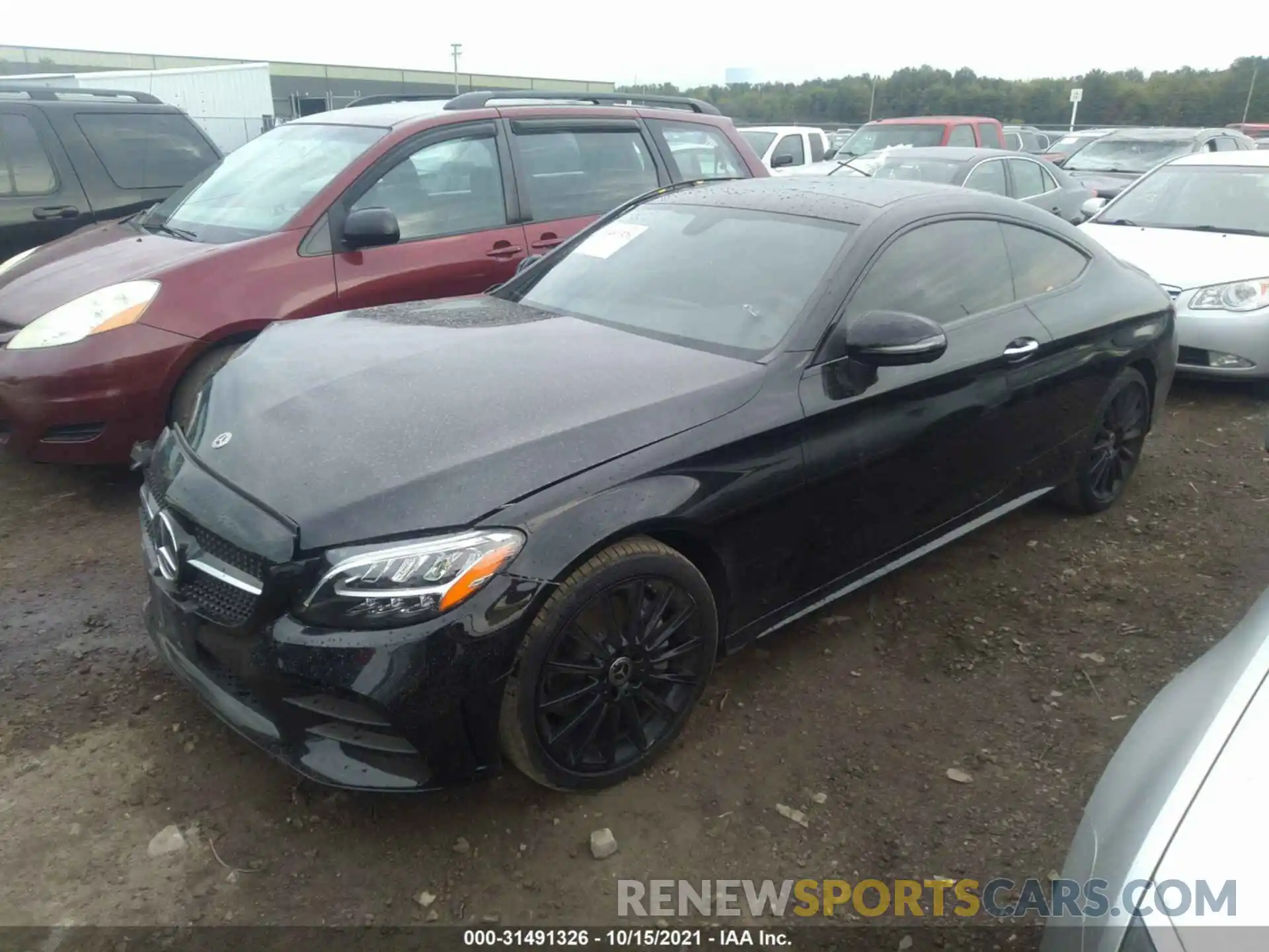 2 Photograph of a damaged car WDDWJ8EB7KF869085 MERCEDES-BENZ C-CLASS 2019