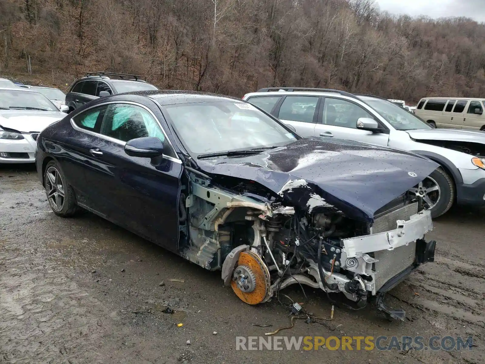 1 Photograph of a damaged car WDDWJ8EB8KF774244 MERCEDES-BENZ C CLASS 2019