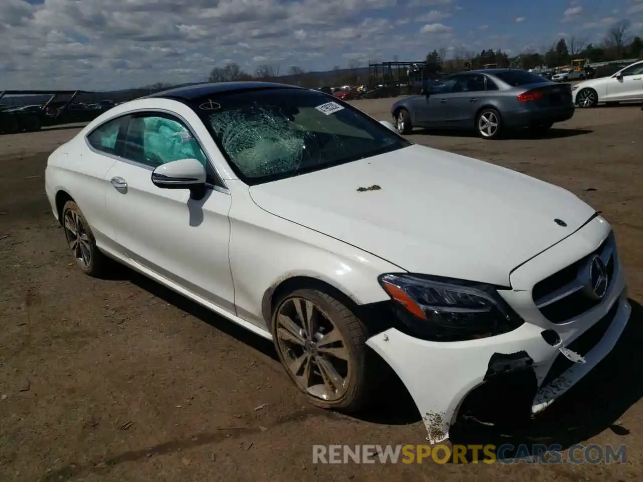 1 Photograph of a damaged car WDDWJ8EB8KF793442 MERCEDES-BENZ C-CLASS 2019