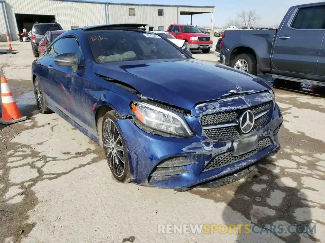 1 Photograph of a damaged car WDDWJ8EB8KF814306 MERCEDES-BENZ C-CLASS 2019