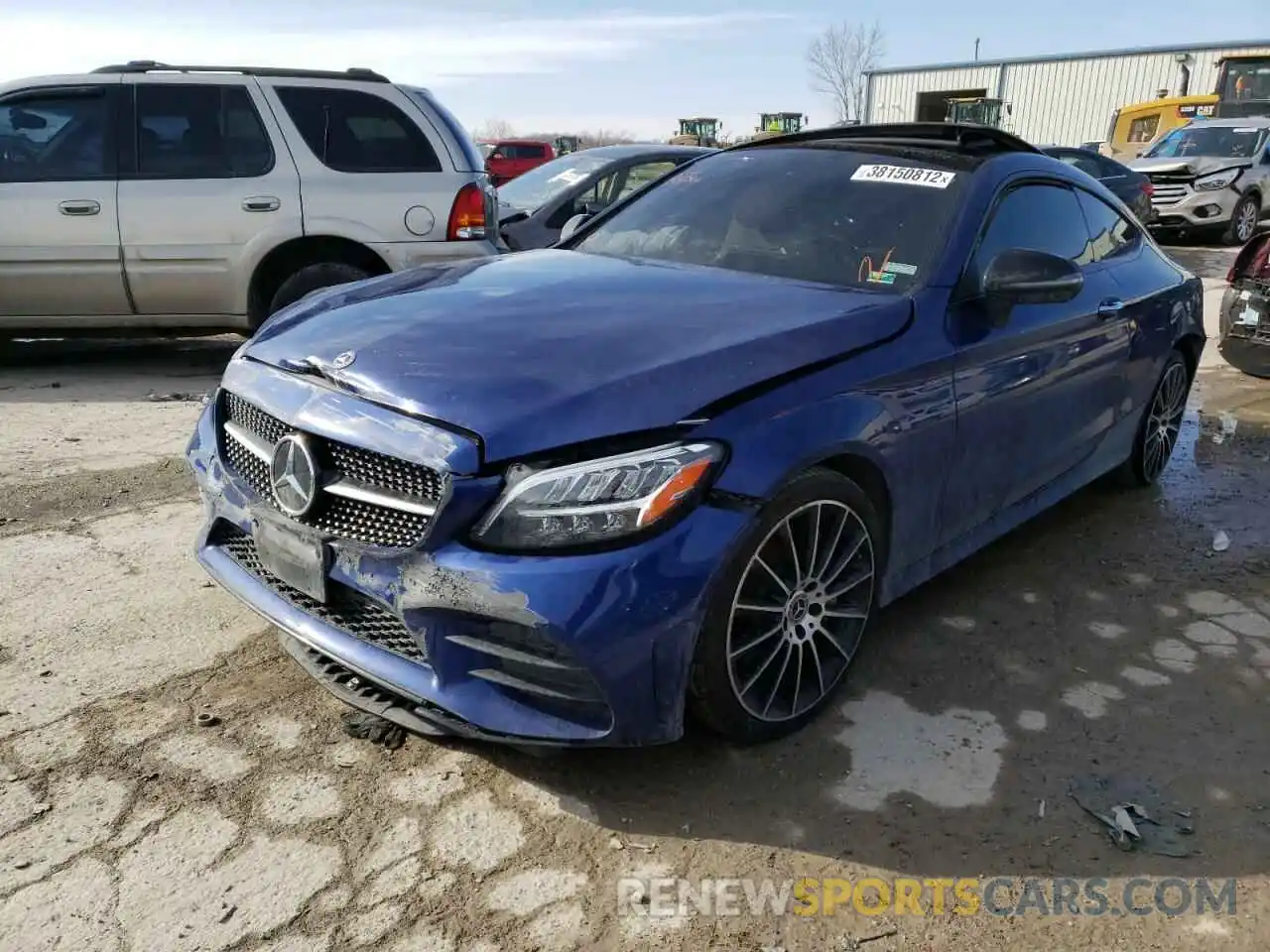 2 Photograph of a damaged car WDDWJ8EB8KF814306 MERCEDES-BENZ C-CLASS 2019