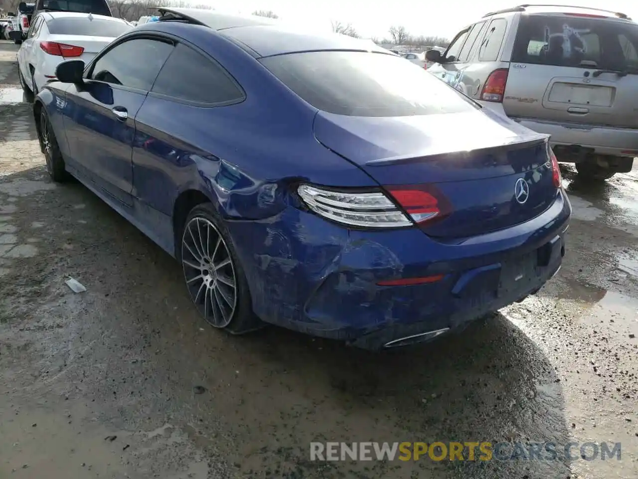 3 Photograph of a damaged car WDDWJ8EB8KF814306 MERCEDES-BENZ C-CLASS 2019