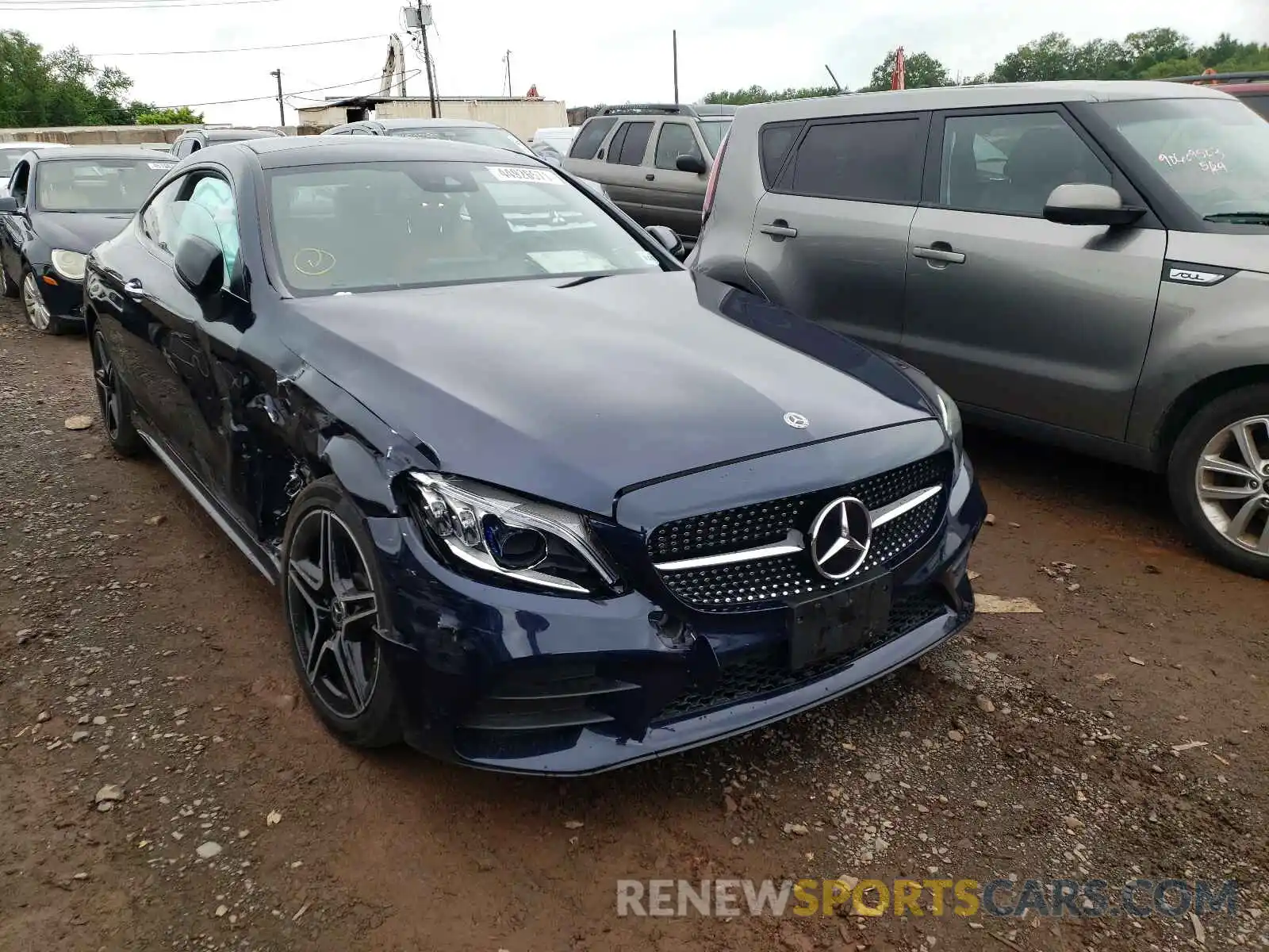 1 Photograph of a damaged car WDDWJ8EB8KF843837 MERCEDES-BENZ C-CLASS 2019