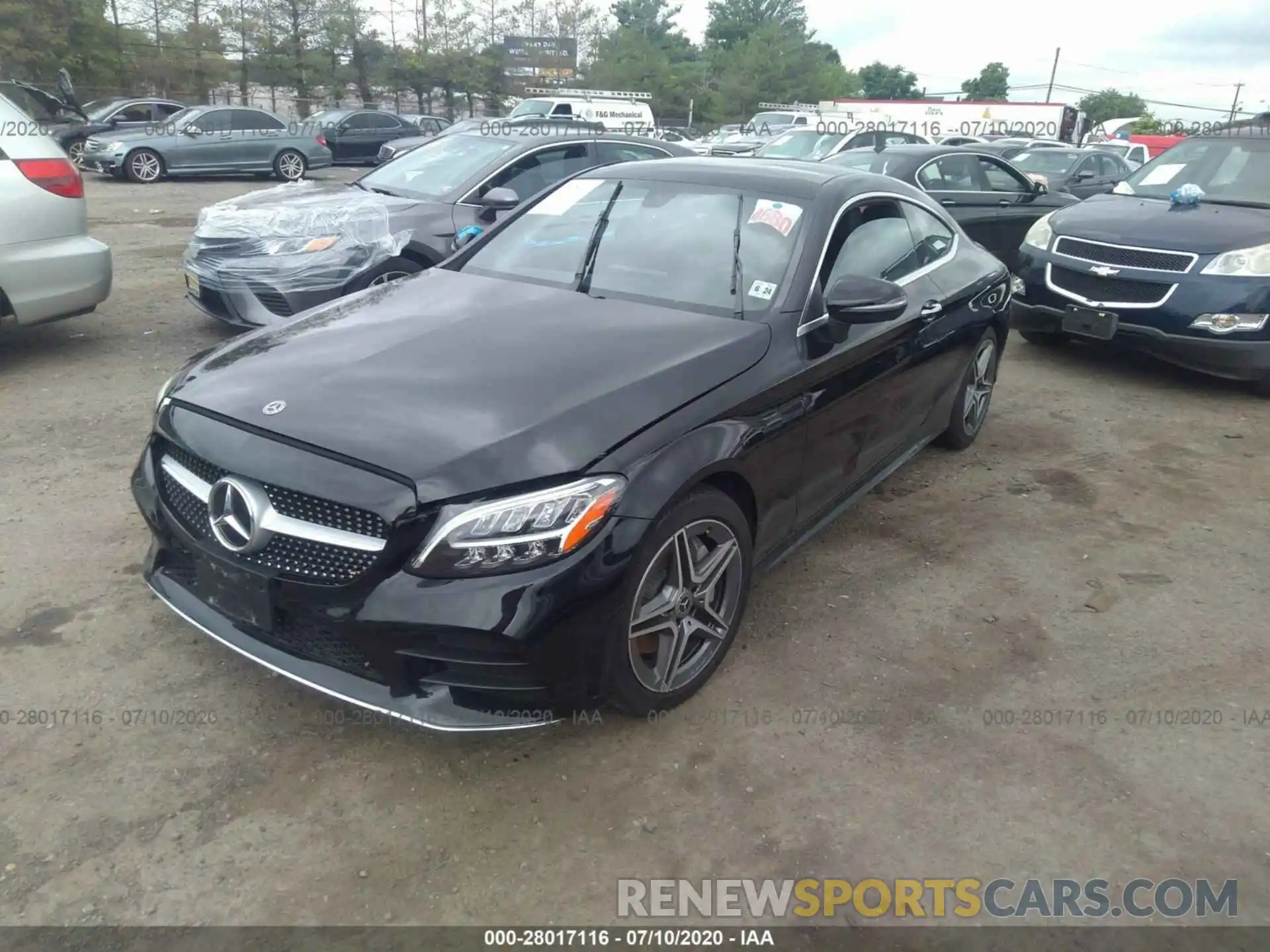 2 Photograph of a damaged car WDDWJ8EB8KF855728 MERCEDES-BENZ C-CLASS 2019