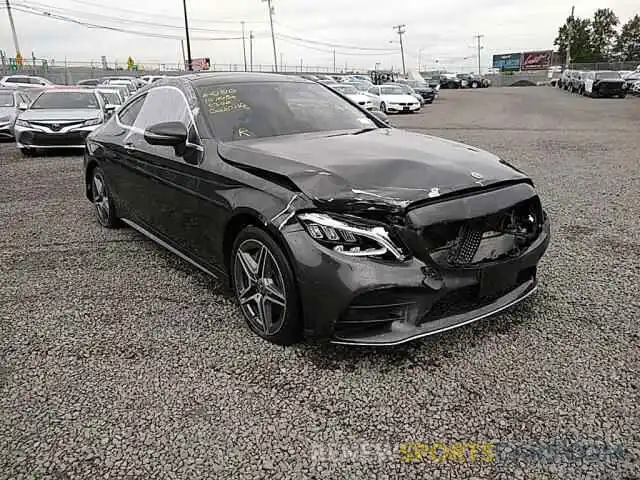 1 Photograph of a damaged car WDDWJ8EB8KF869256 MERCEDES-BENZ C-CLASS 2019