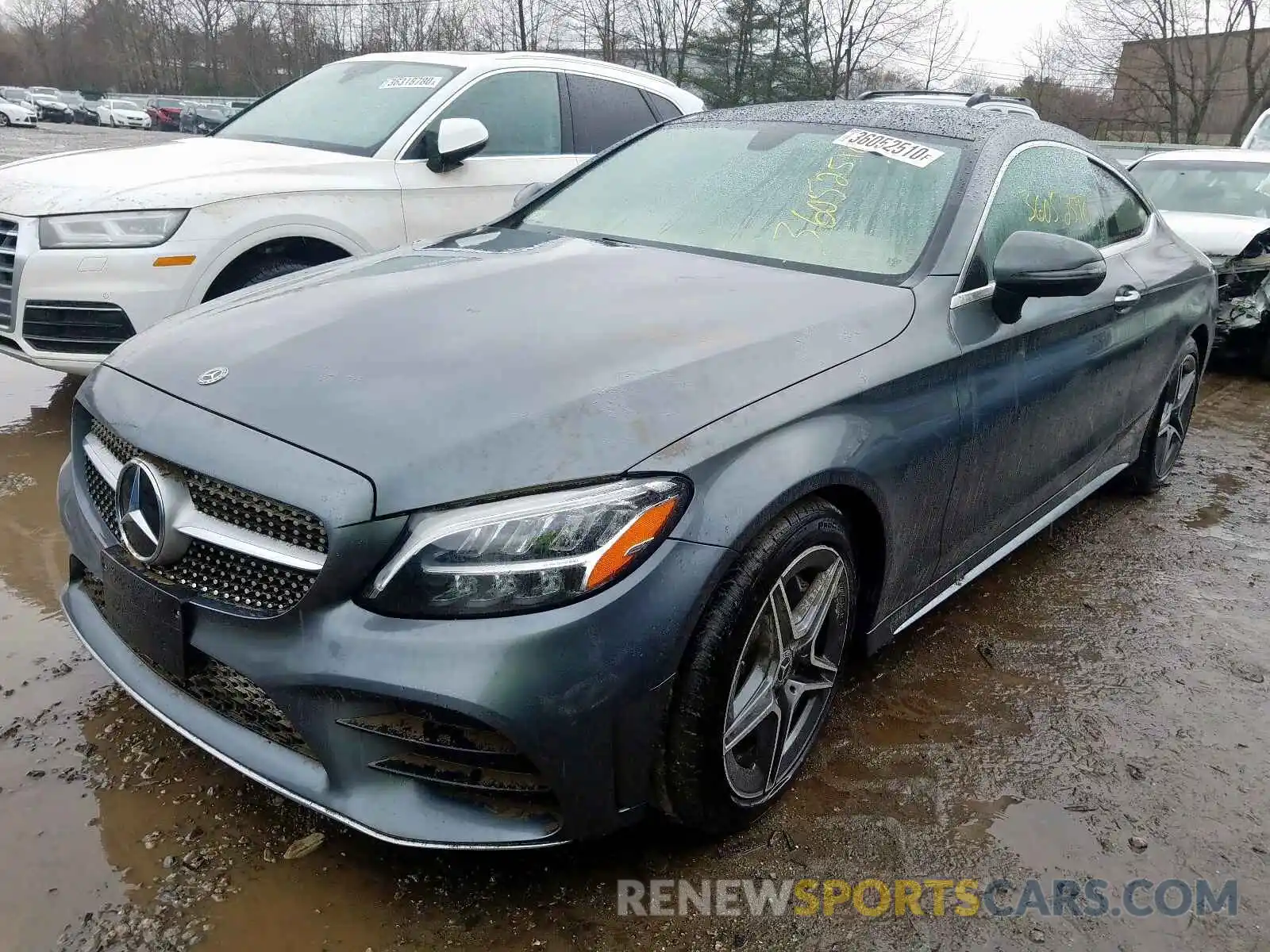 2 Photograph of a damaged car WDDWJ8EB9KF802200 MERCEDES-BENZ C CLASS 2019