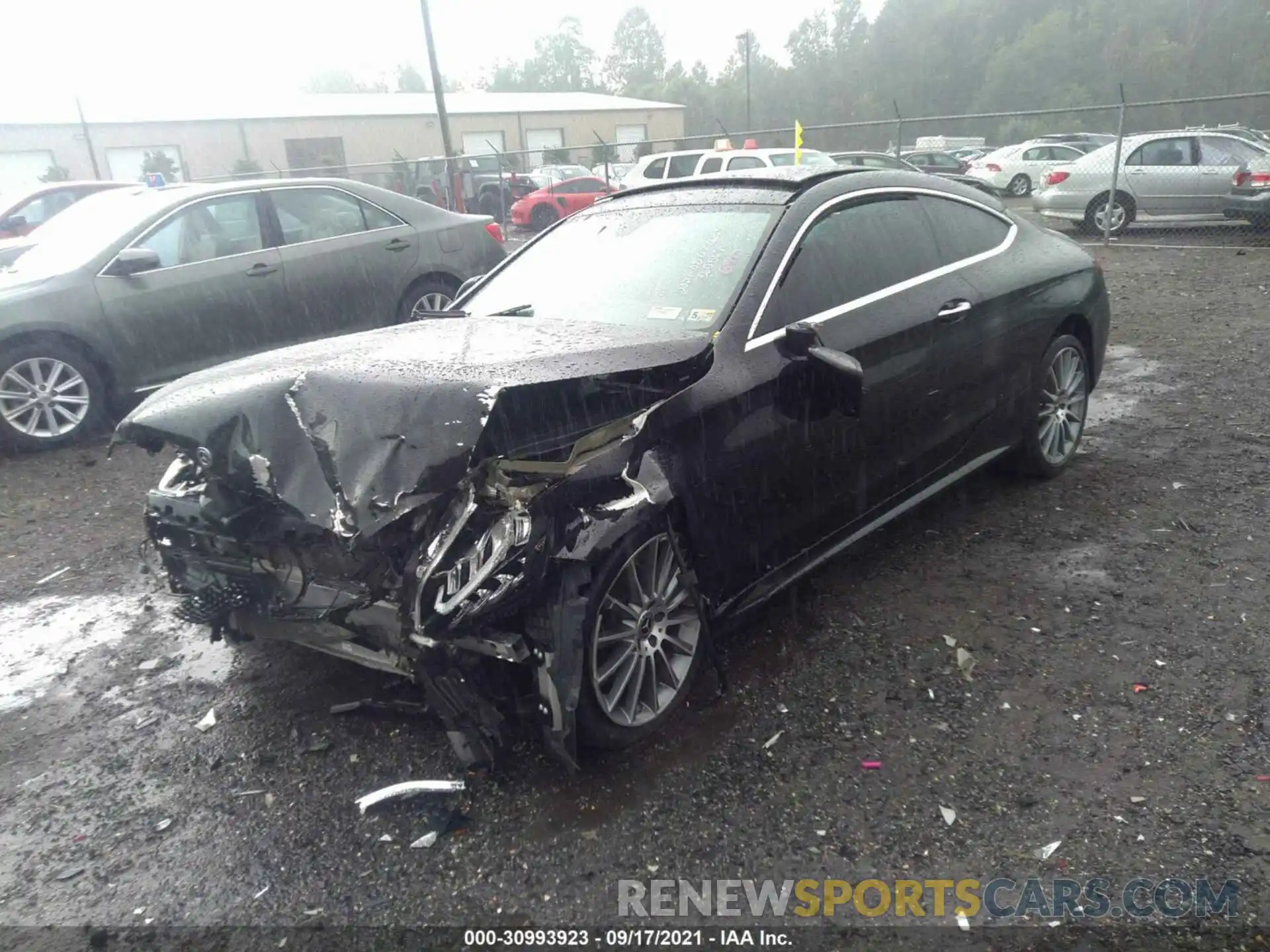 2 Photograph of a damaged car WDDWJ8EB9KF843328 MERCEDES-BENZ C-CLASS 2019