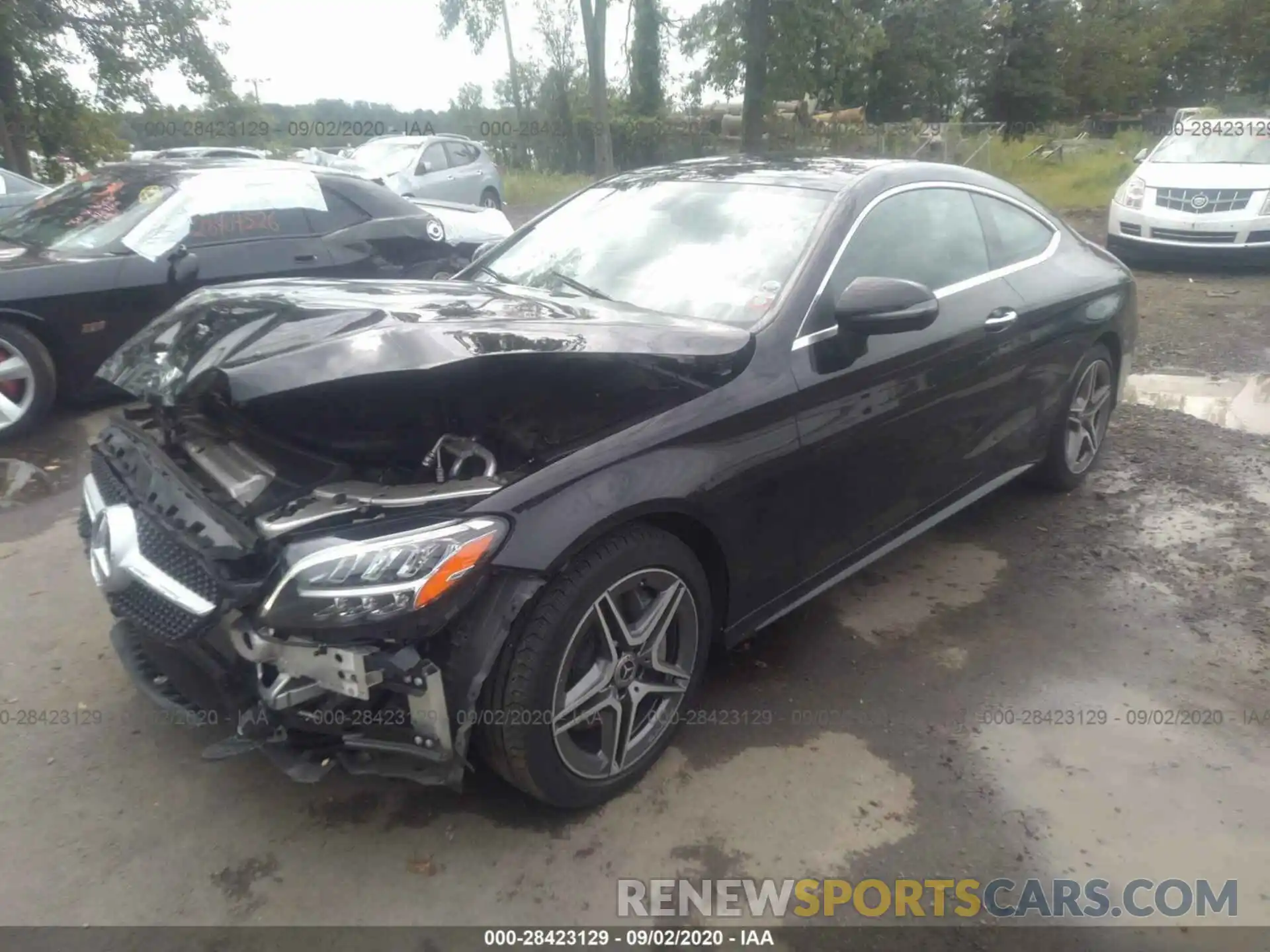 2 Photograph of a damaged car WDDWJ8EB9KF860520 MERCEDES-BENZ C-CLASS 2019