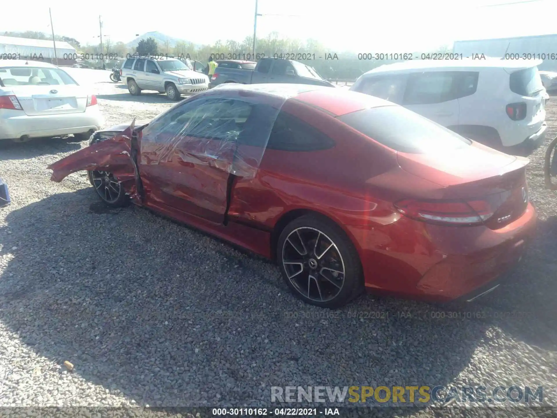 3 Photograph of a damaged car WDDWJ8EB9KF870884 MERCEDES-BENZ C-CLASS 2019