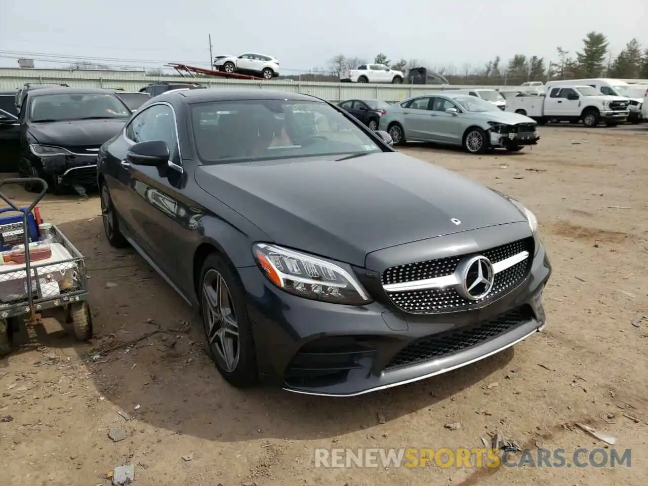 1 Photograph of a damaged car WDDWJ8EBXKF770700 MERCEDES-BENZ C-CLASS 2019