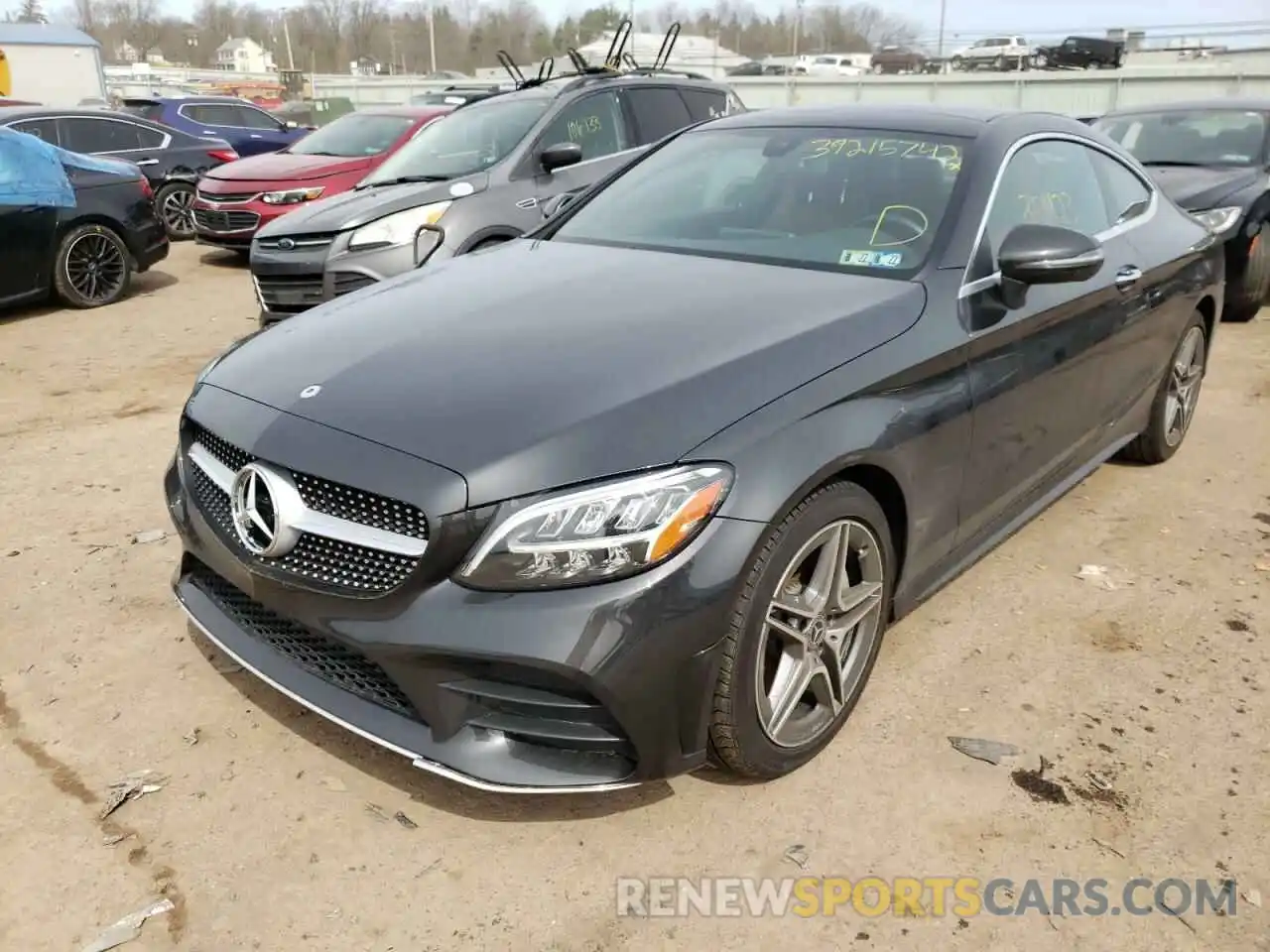 2 Photograph of a damaged car WDDWJ8EBXKF770700 MERCEDES-BENZ C-CLASS 2019