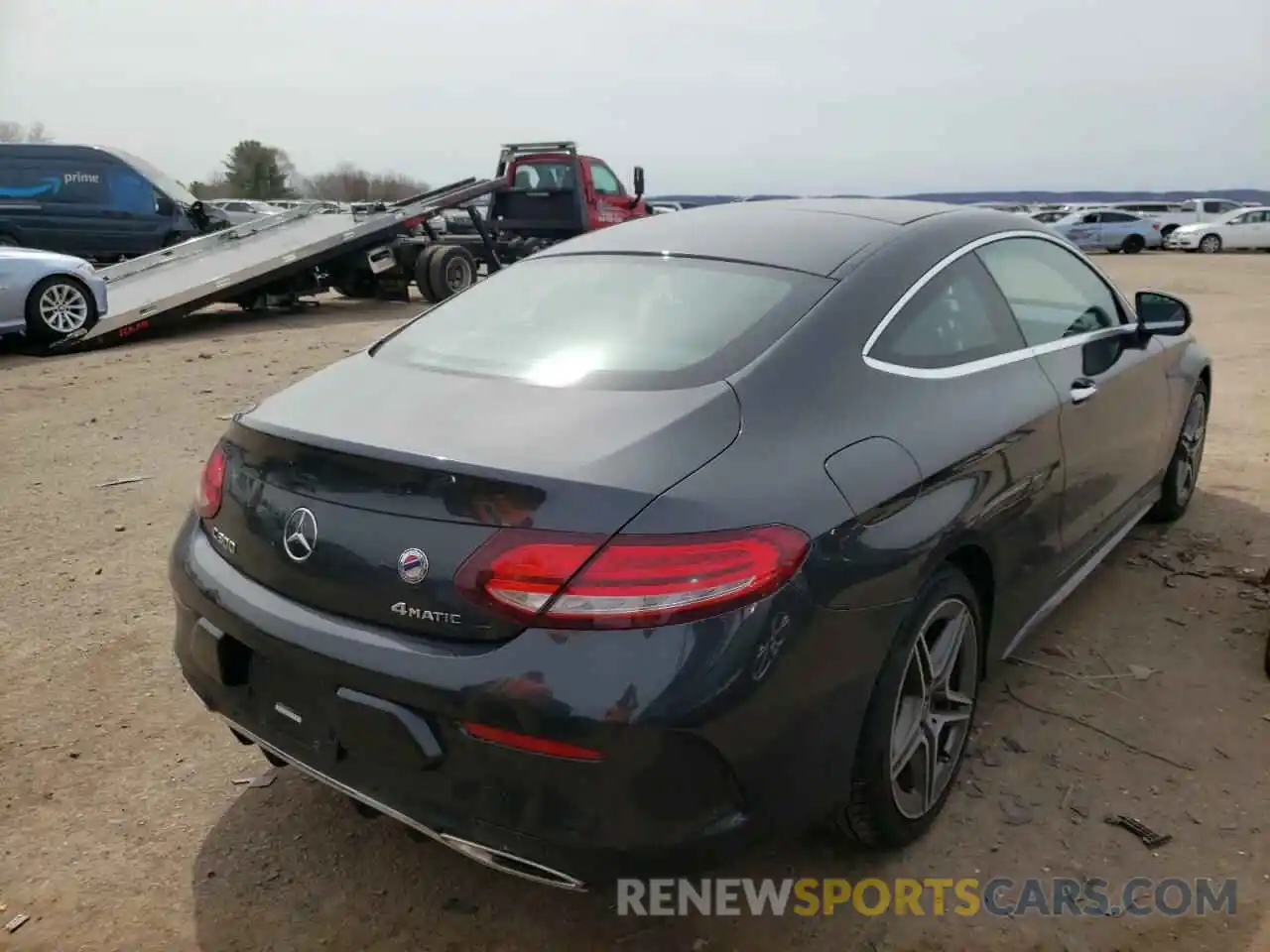 4 Photograph of a damaged car WDDWJ8EBXKF770700 MERCEDES-BENZ C-CLASS 2019