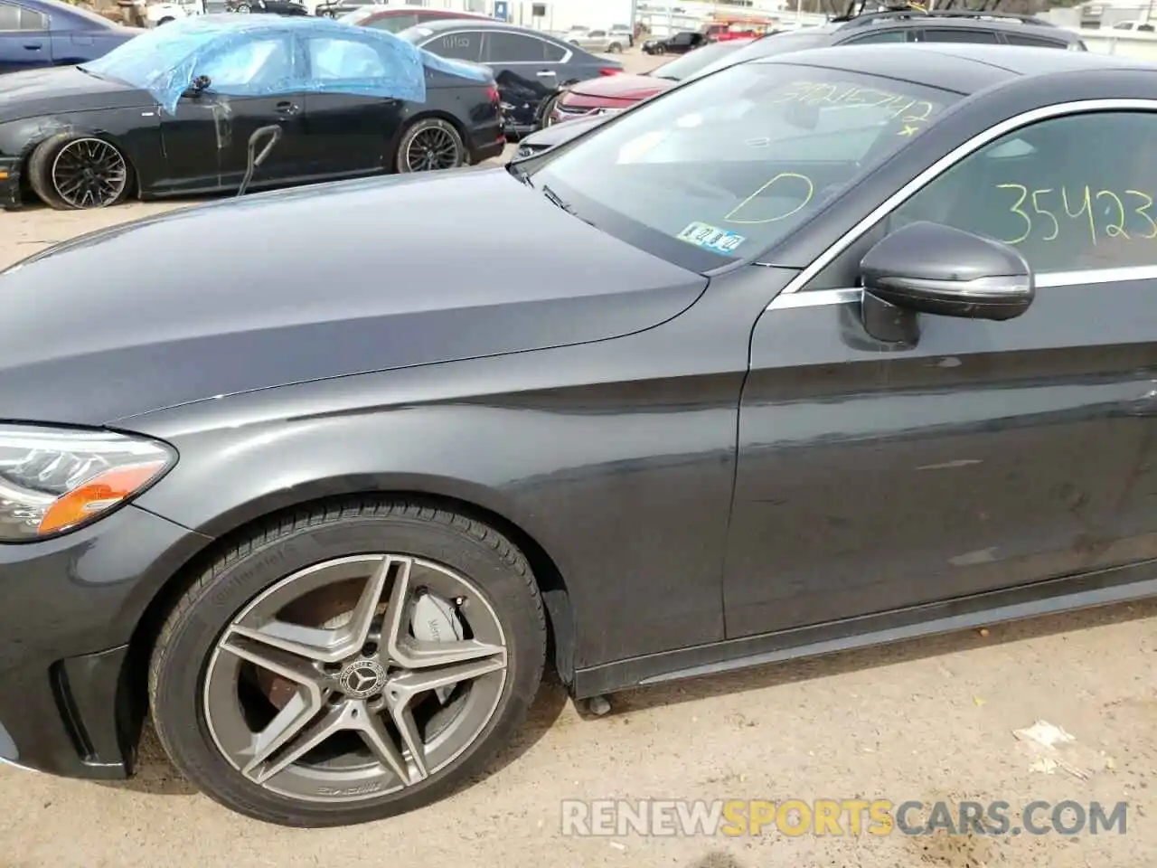 9 Photograph of a damaged car WDDWJ8EBXKF770700 MERCEDES-BENZ C-CLASS 2019