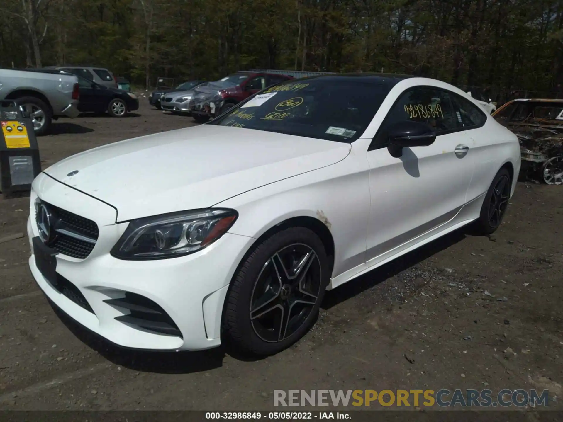 2 Photograph of a damaged car WDDWJ8EBXKF806711 MERCEDES-BENZ C-CLASS 2019