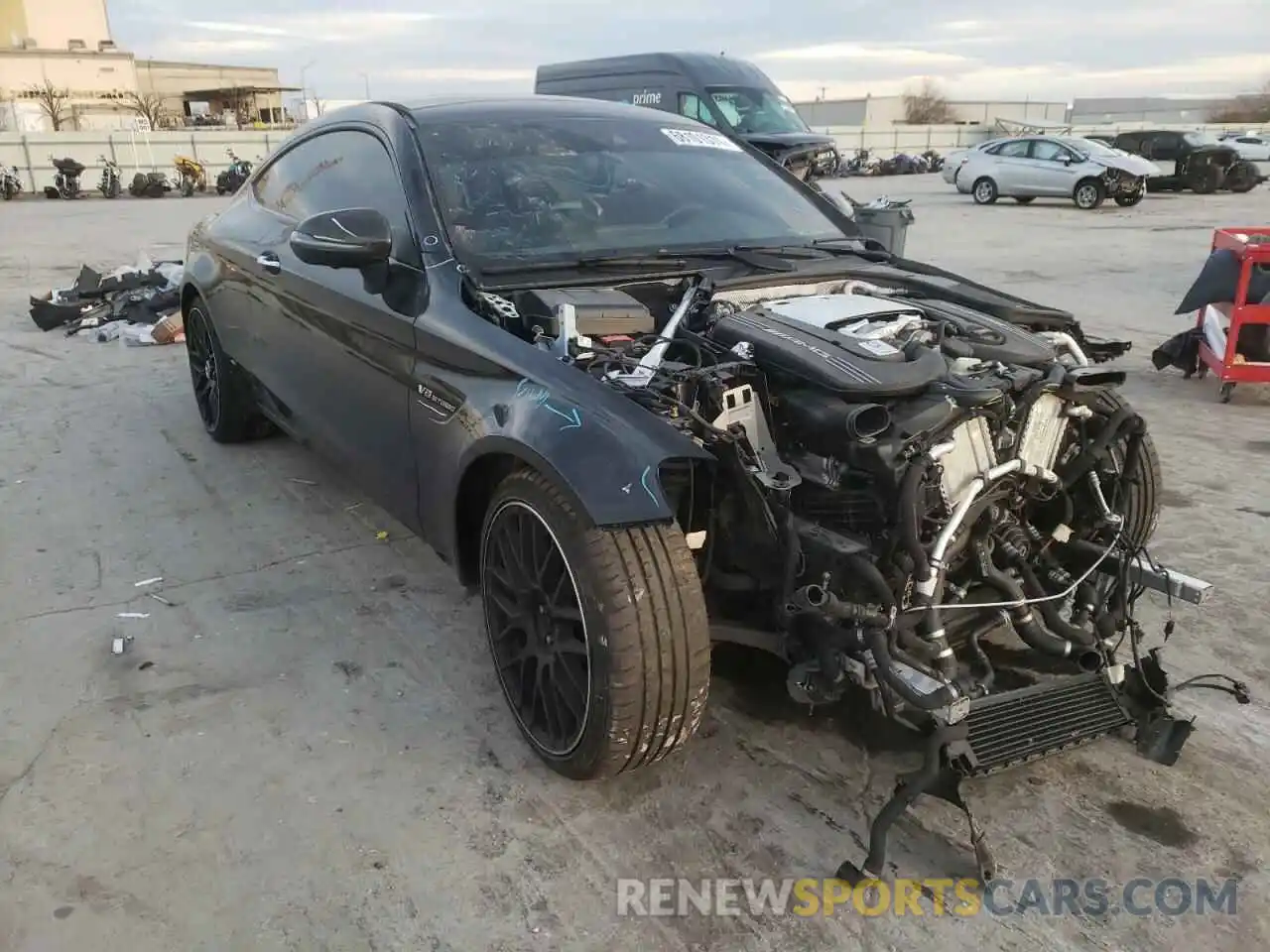 1 Photograph of a damaged car WDDWJ8HB5KF900720 MERCEDES-BENZ C-CLASS 2019