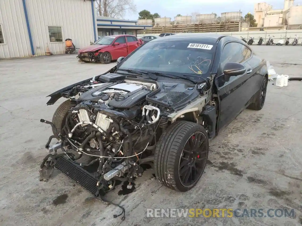 2 Photograph of a damaged car WDDWJ8HB5KF900720 MERCEDES-BENZ C-CLASS 2019