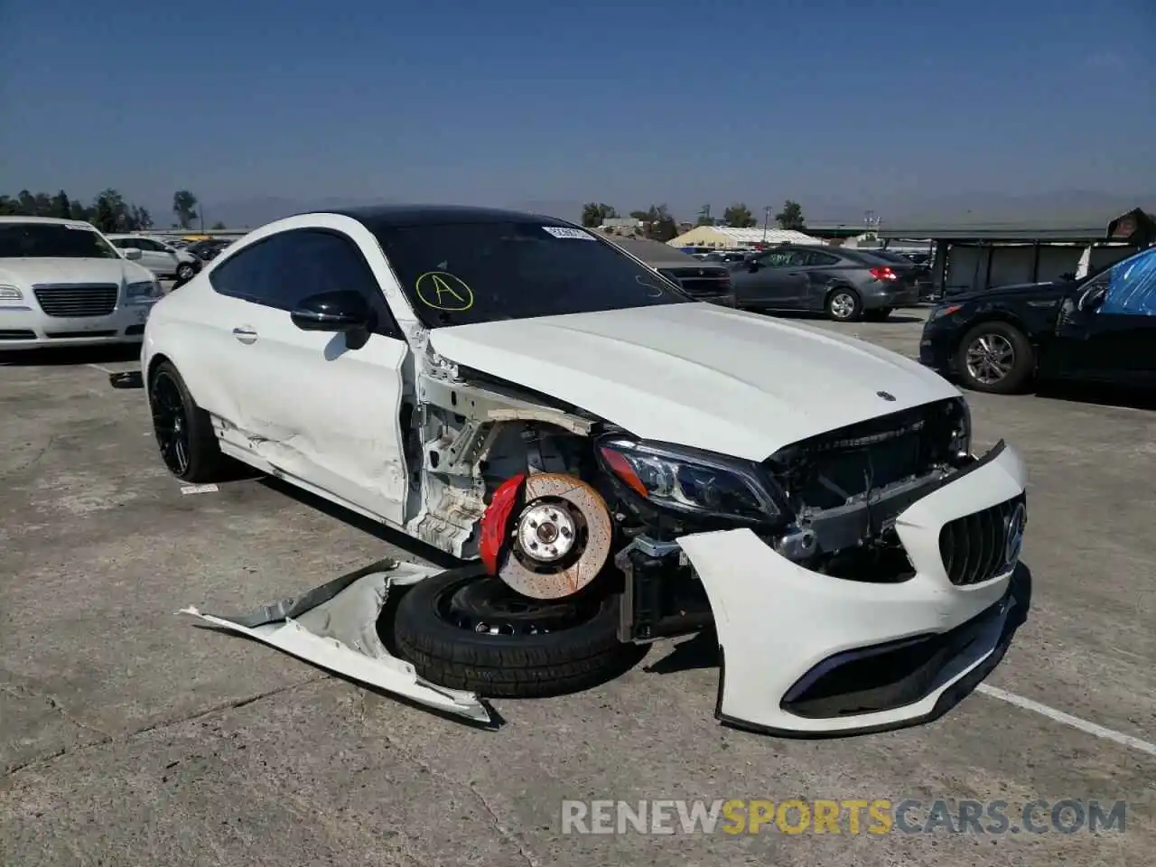 1 Photograph of a damaged car WDDWJ8HB7KF842478 MERCEDES-BENZ C-CLASS 2019