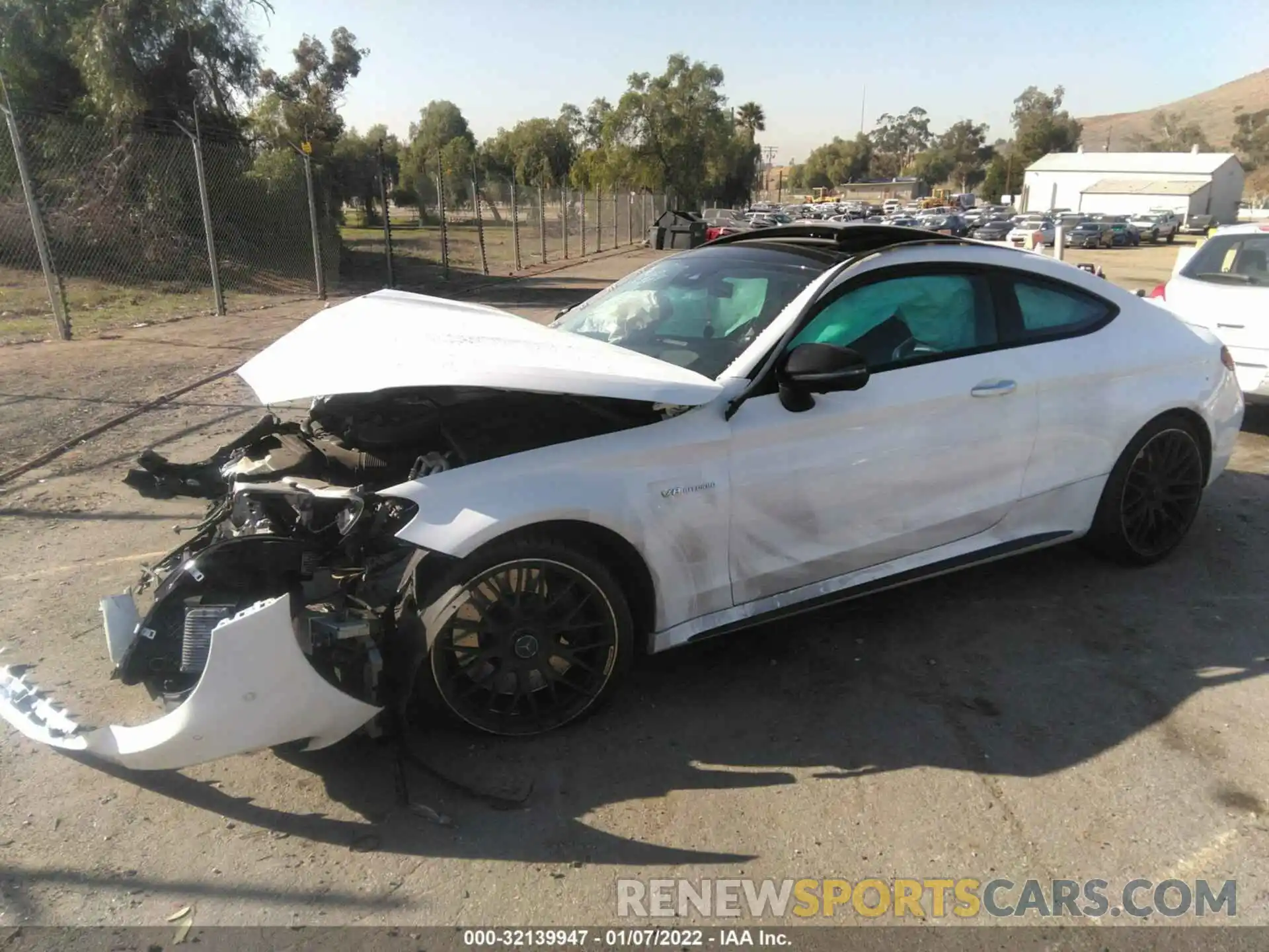 2 Photograph of a damaged car WDDWJ8HB8KF886974 MERCEDES-BENZ C-CLASS 2019