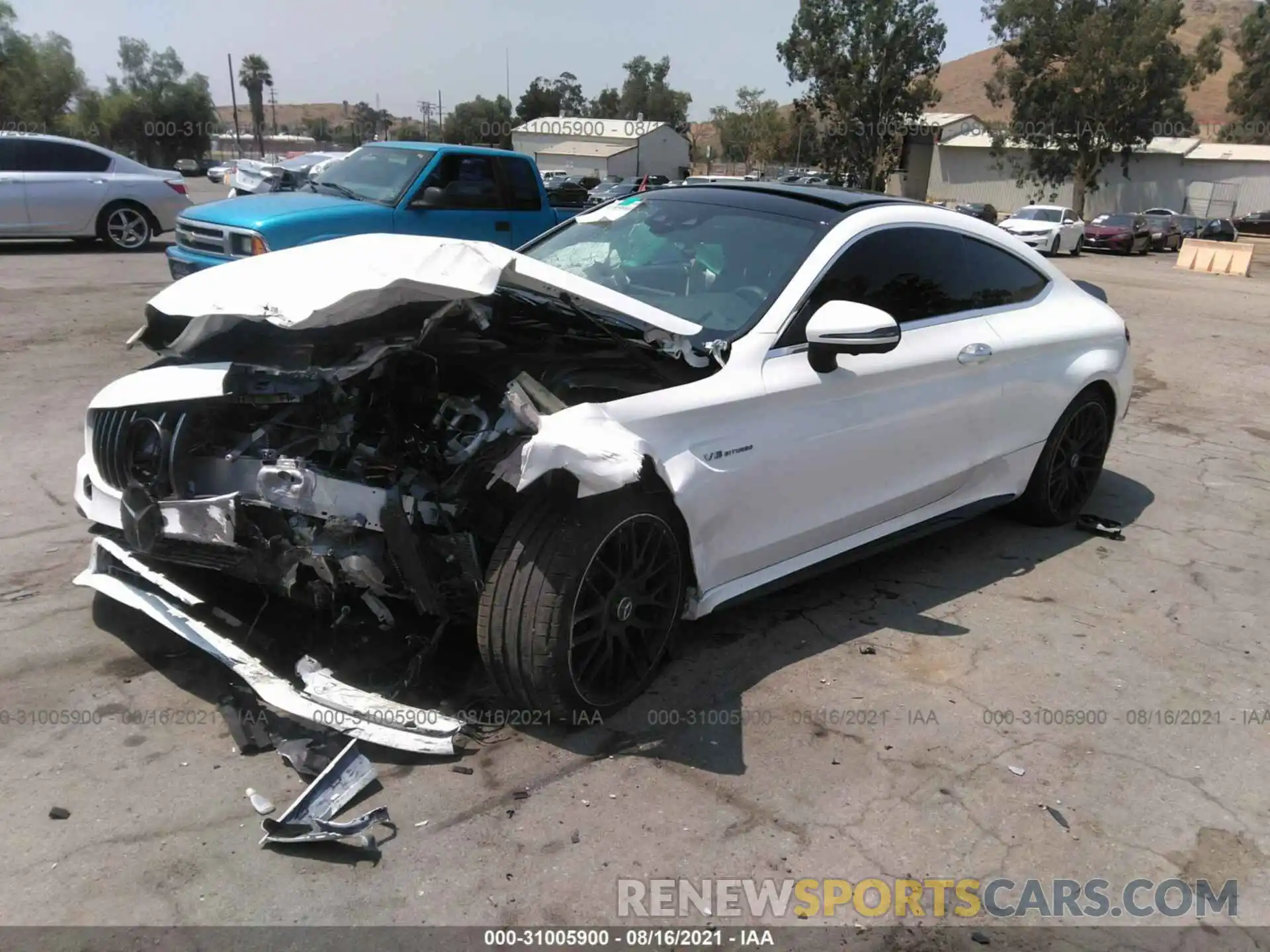 2 Photograph of a damaged car WDDWJ8HB8KF924249 MERCEDES-BENZ C-CLASS 2019