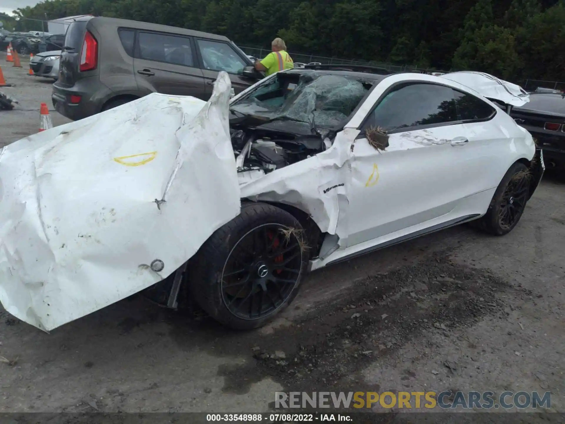 2 Photograph of a damaged car WDDWJ8HB9KF893450 MERCEDES-BENZ C-CLASS 2019