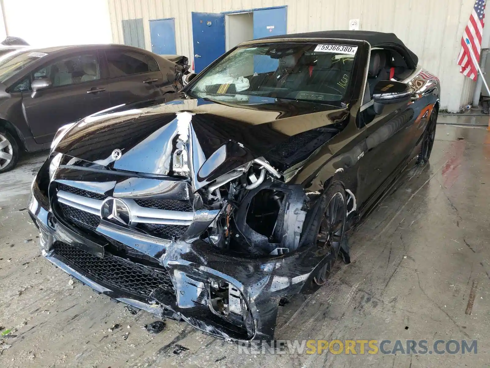 2 Фотография поврежденного автомобиля WDDWK6EB1KF862179 MERCEDES-BENZ C CLASS 2019