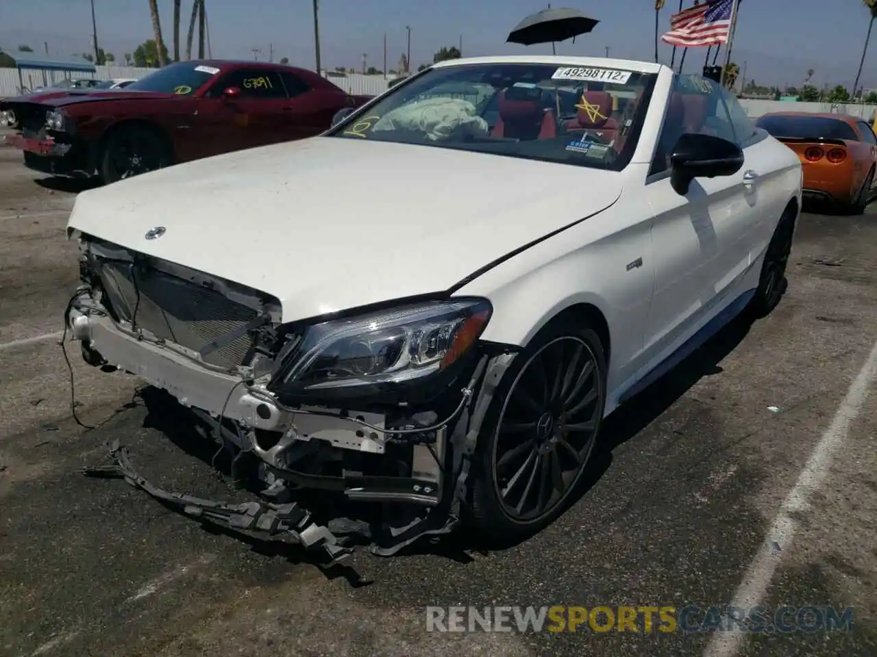 2 Photograph of a damaged car WDDWK6EB3KF846713 MERCEDES-BENZ C-CLASS 2019