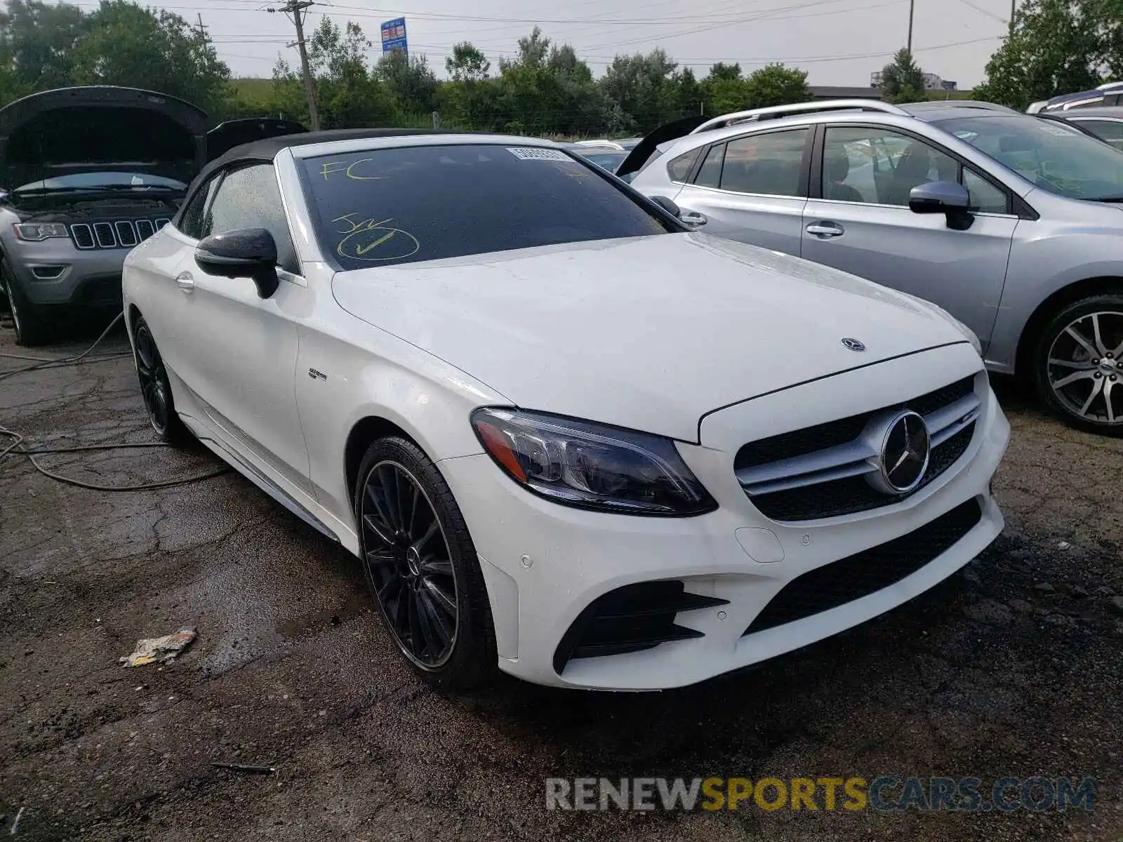 1 Photograph of a damaged car WDDWK6EB4KF818712 MERCEDES-BENZ C-CLASS 2019