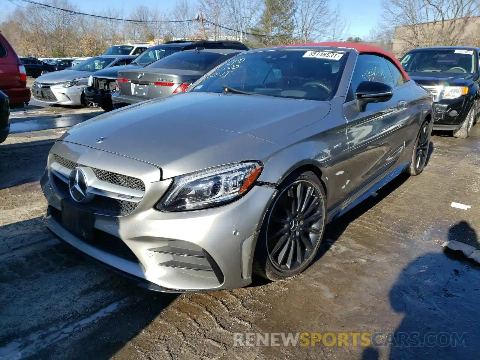 2 Photograph of a damaged car WDDWK6EB5KF845594 MERCEDES-BENZ C CLASS 2019