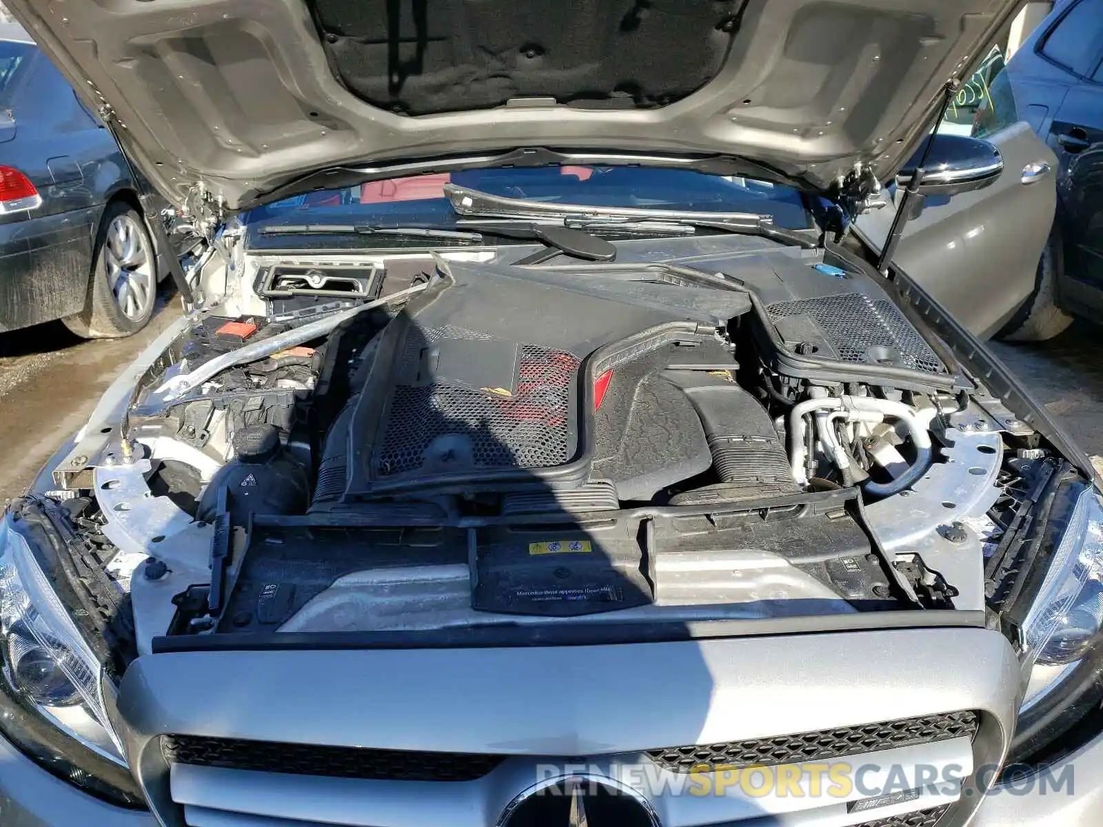 7 Photograph of a damaged car WDDWK6EB5KF845594 MERCEDES-BENZ C CLASS 2019