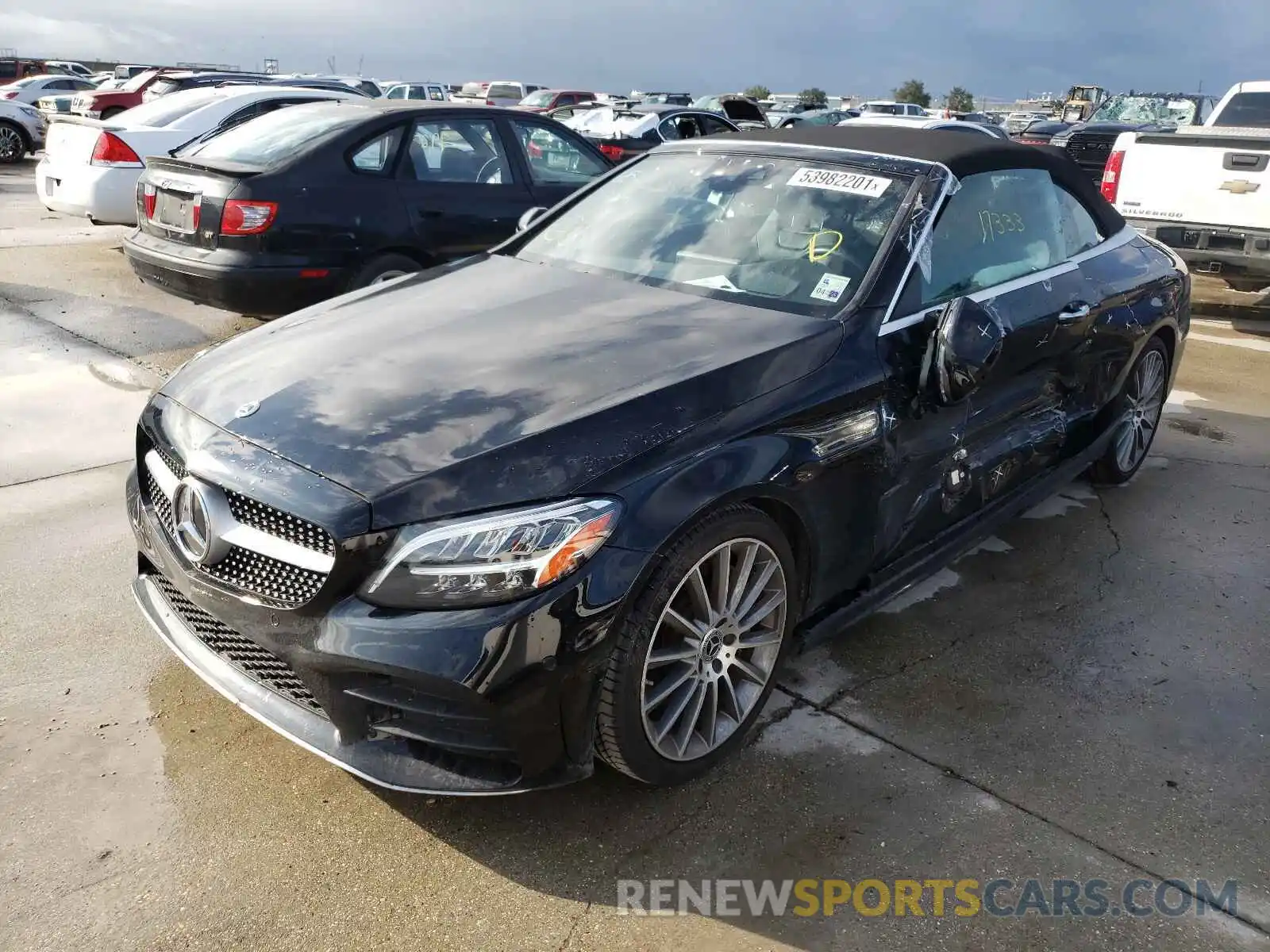 2 Photograph of a damaged car WDDWK8DB0KF803721 MERCEDES-BENZ C-CLASS 2019