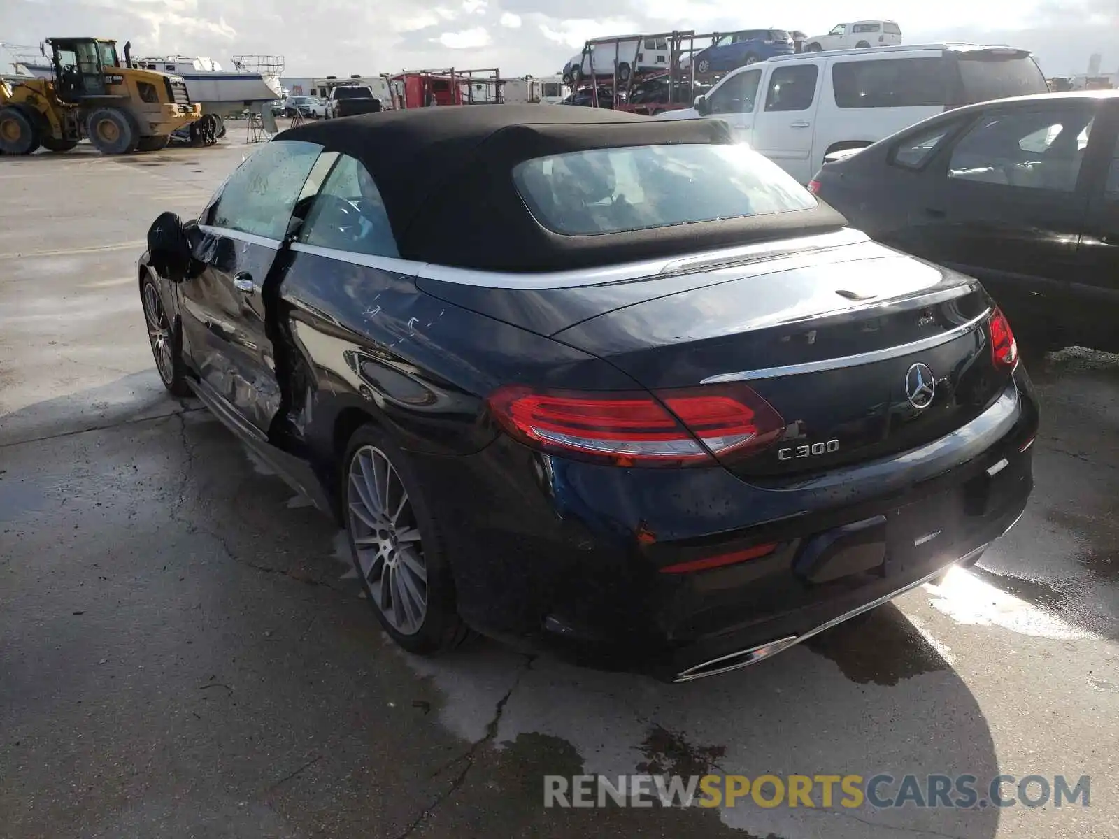 3 Photograph of a damaged car WDDWK8DB0KF803721 MERCEDES-BENZ C-CLASS 2019