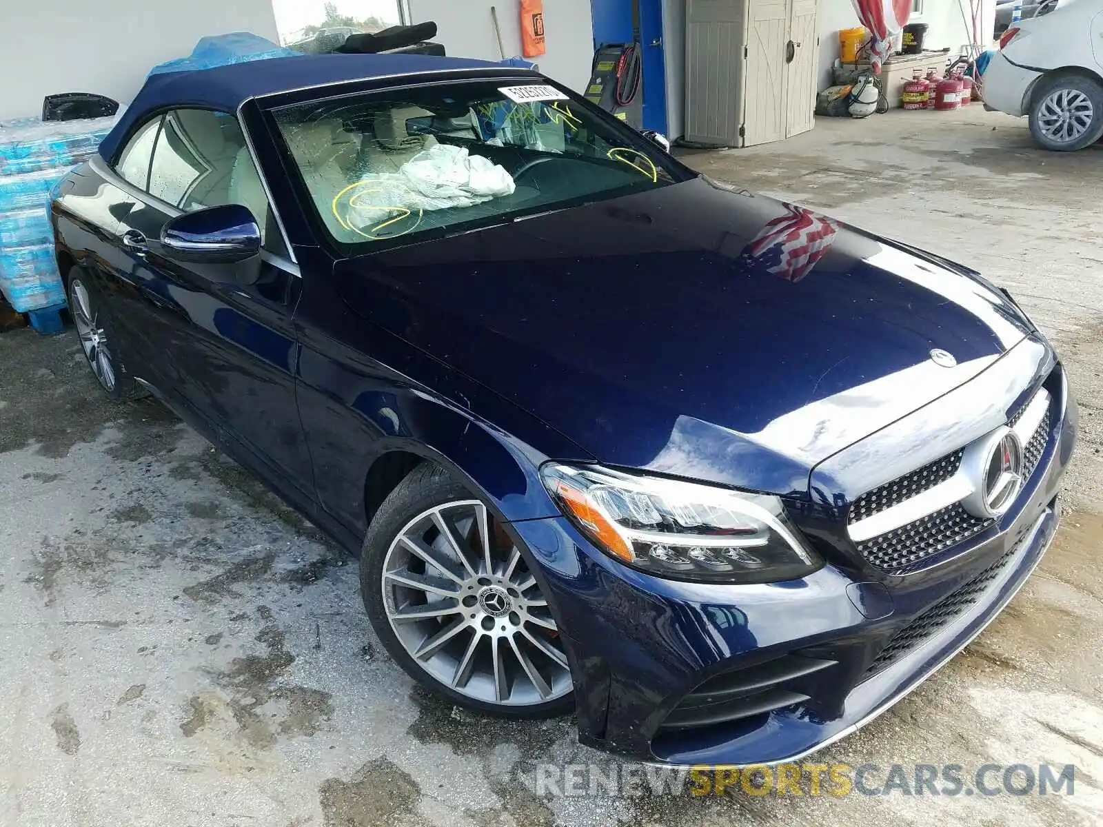 1 Photograph of a damaged car WDDWK8DB1KF795631 MERCEDES-BENZ C CLASS 2019