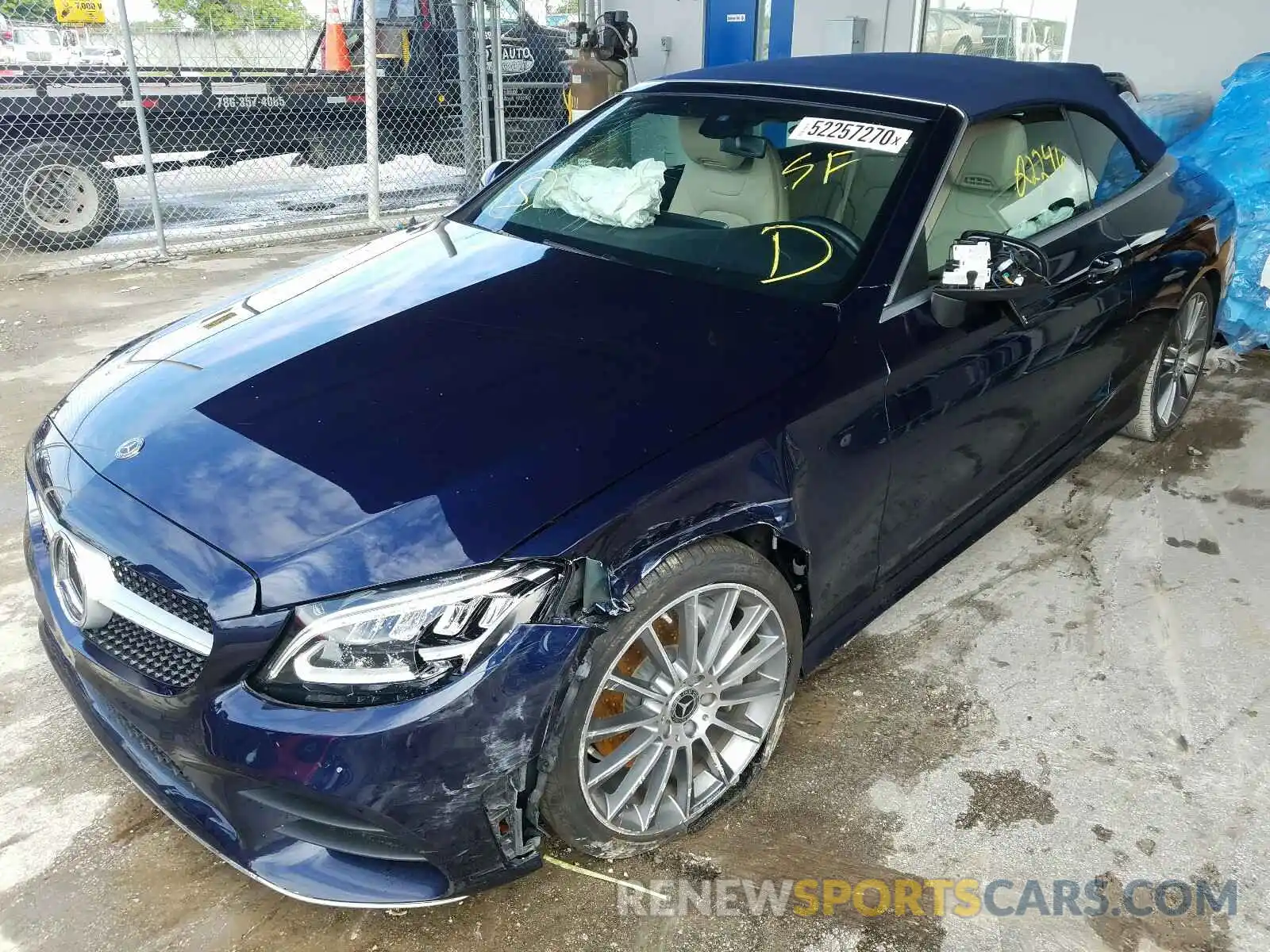 2 Photograph of a damaged car WDDWK8DB1KF795631 MERCEDES-BENZ C CLASS 2019