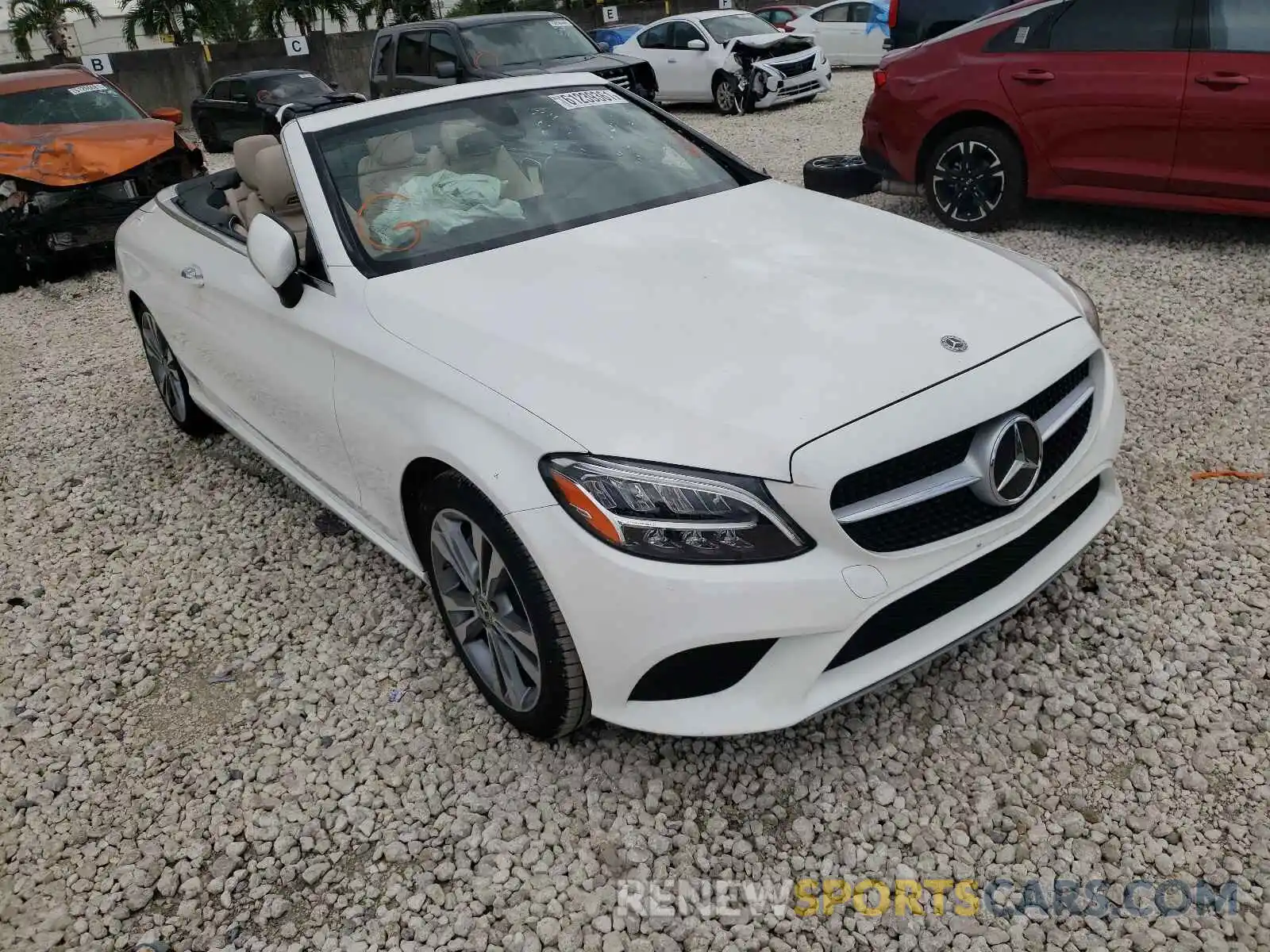 1 Photograph of a damaged car WDDWK8DB1KF823833 MERCEDES-BENZ C-CLASS 2019