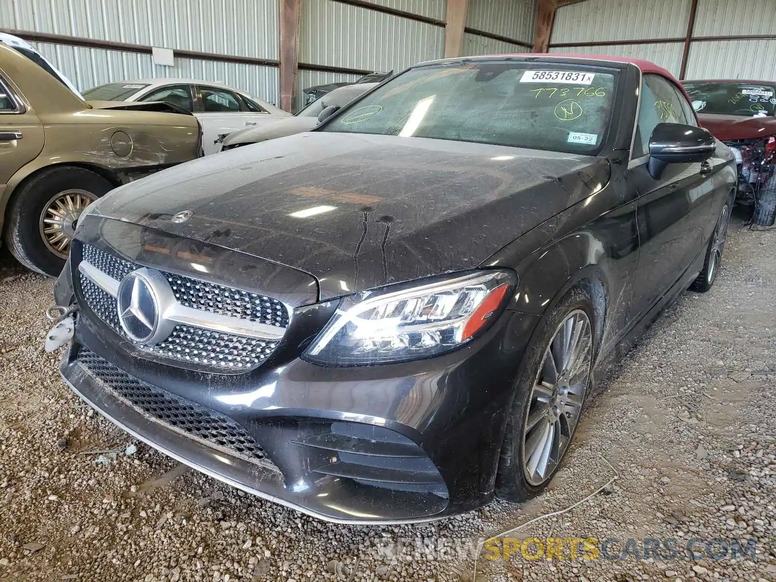 2 Photograph of a damaged car WDDWK8DB2KF773766 MERCEDES-BENZ C-CLASS 2019