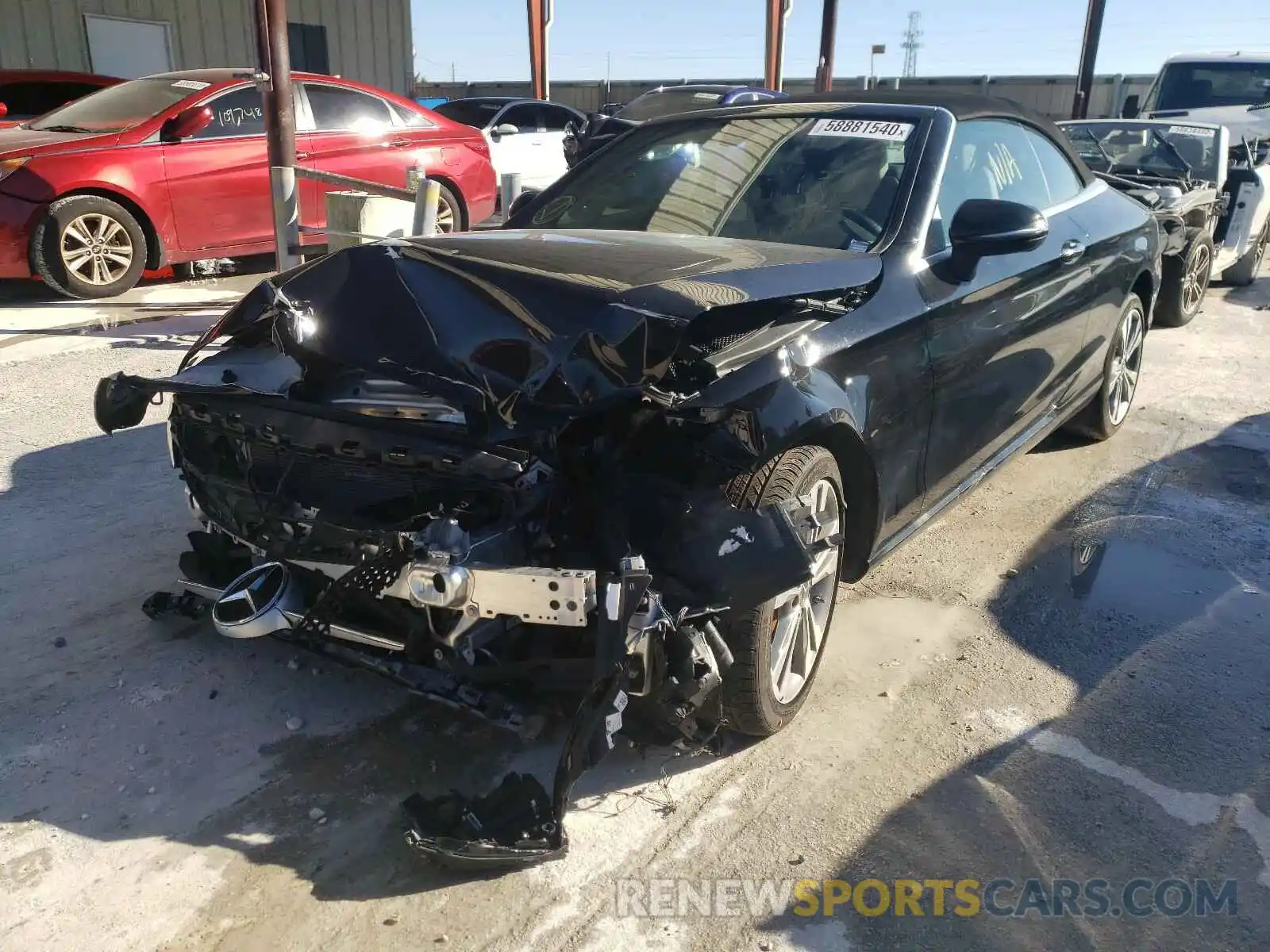 2 Photograph of a damaged car WDDWK8DB2KF822996 MERCEDES-BENZ C CLASS 2019