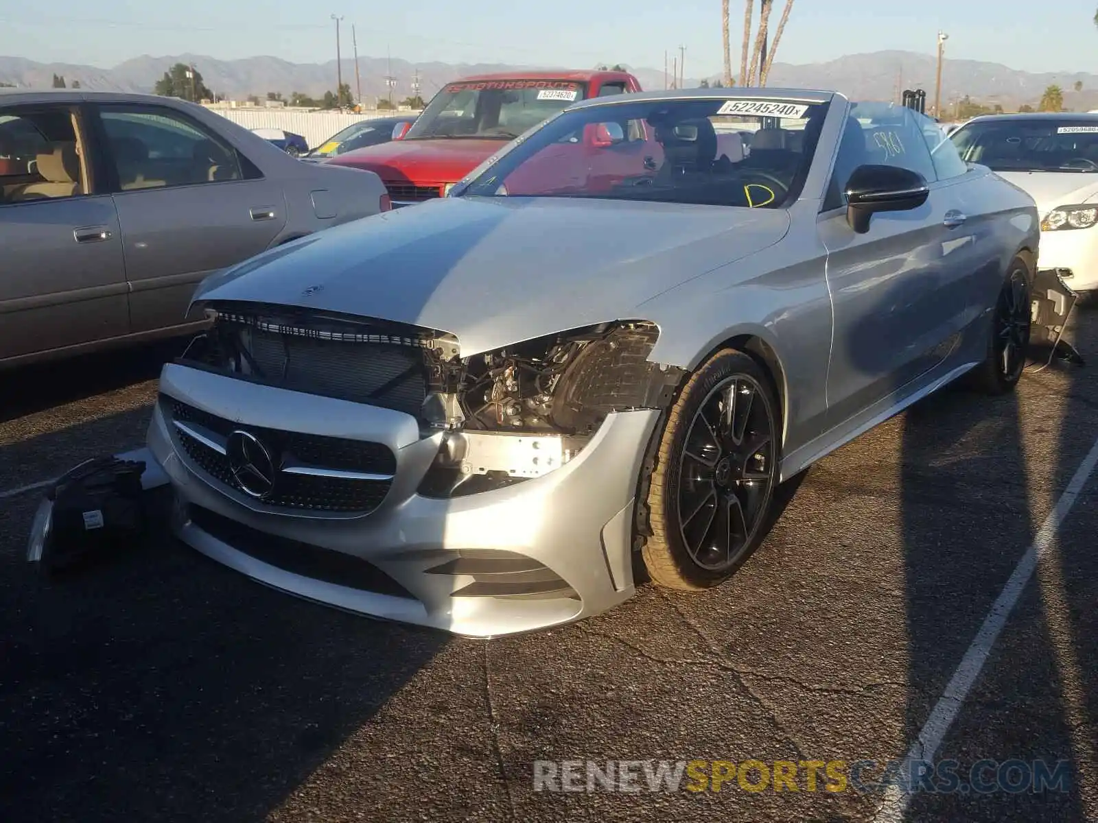 2 Photograph of a damaged car WDDWK8DB3KF809500 MERCEDES-BENZ C CLASS 2019