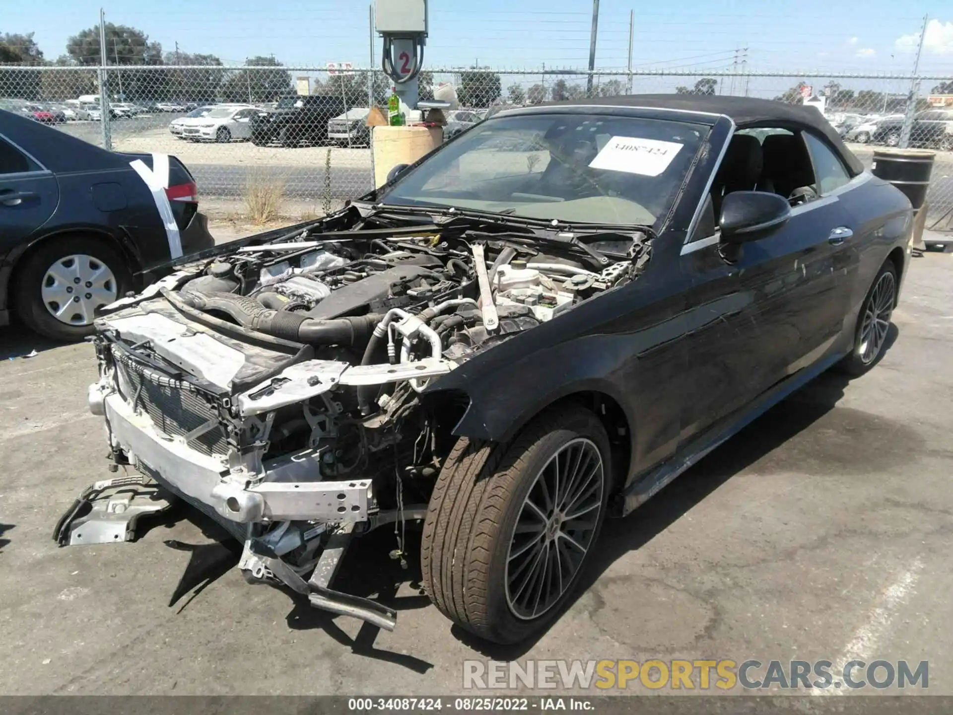 2 Photograph of a damaged car WDDWK8DB3KF823221 MERCEDES-BENZ C-CLASS 2019