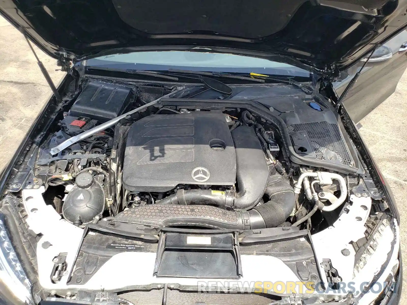 7 Фотография поврежденного автомобиля WDDWK8DB4KF792609 MERCEDES-BENZ C CLASS 2019