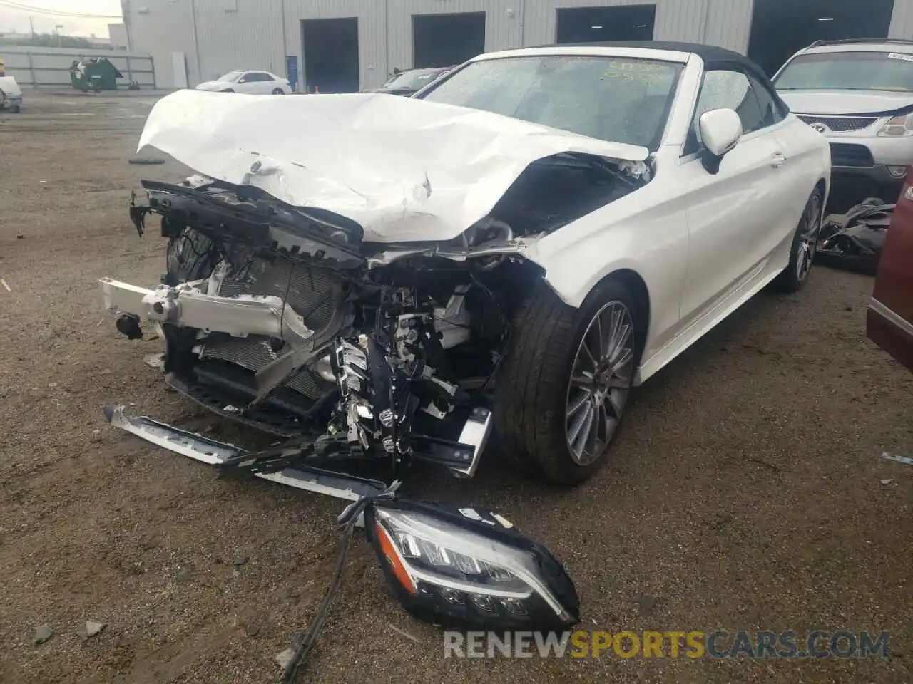 2 Photograph of a damaged car WDDWK8DB4KF825088 MERCEDES-BENZ C-CLASS 2019