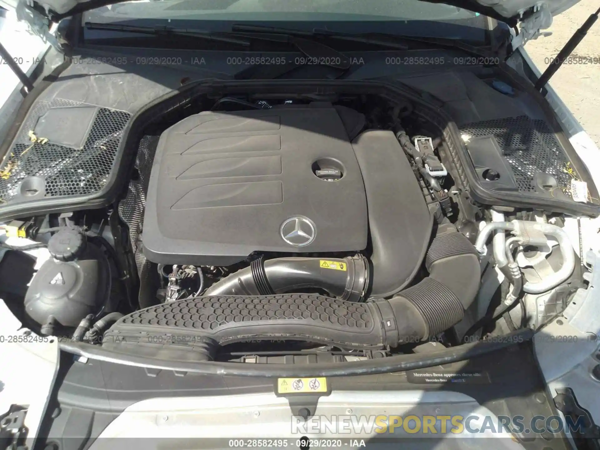 10 Photograph of a damaged car WDDWK8DB5KF787323 MERCEDES-BENZ C-CLASS 2019