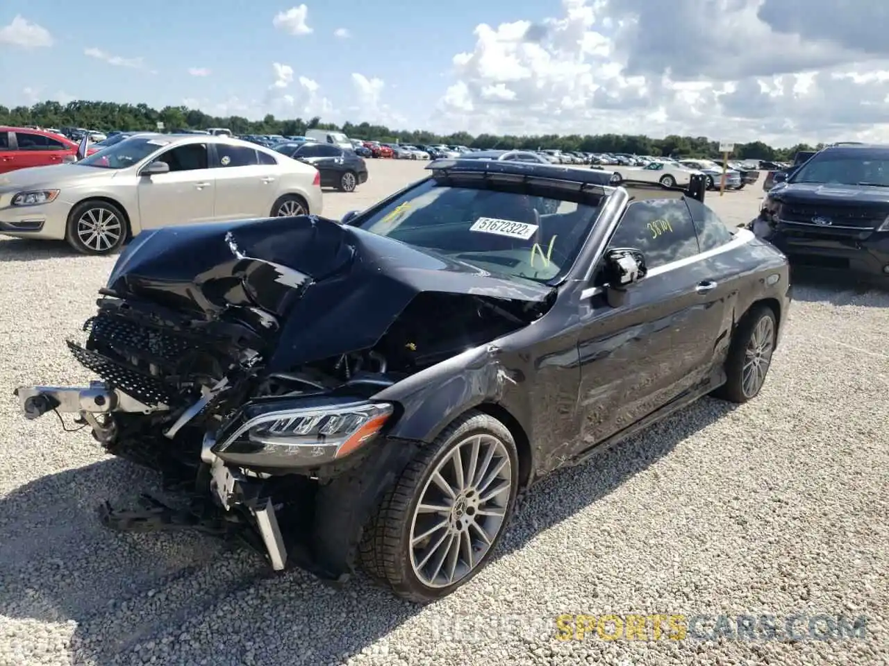 2 Photograph of a damaged car WDDWK8DB6KF772460 MERCEDES-BENZ C-CLASS 2019