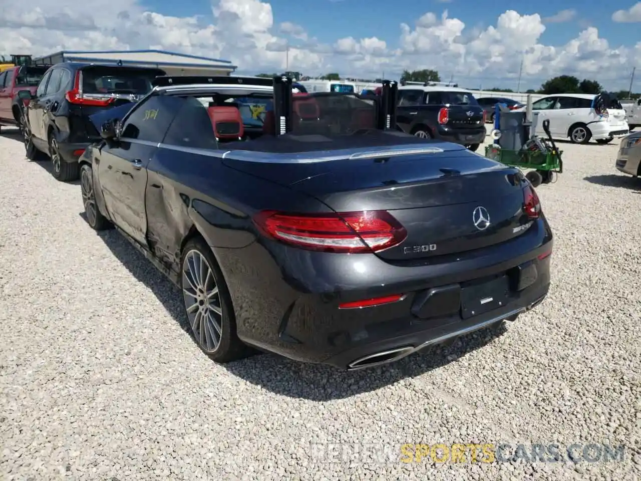 3 Photograph of a damaged car WDDWK8DB6KF772460 MERCEDES-BENZ C-CLASS 2019