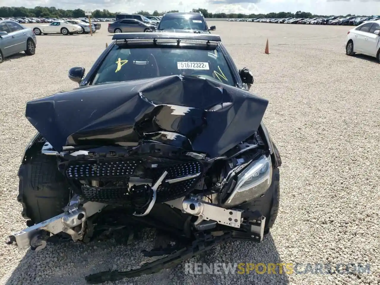 9 Photograph of a damaged car WDDWK8DB6KF772460 MERCEDES-BENZ C-CLASS 2019