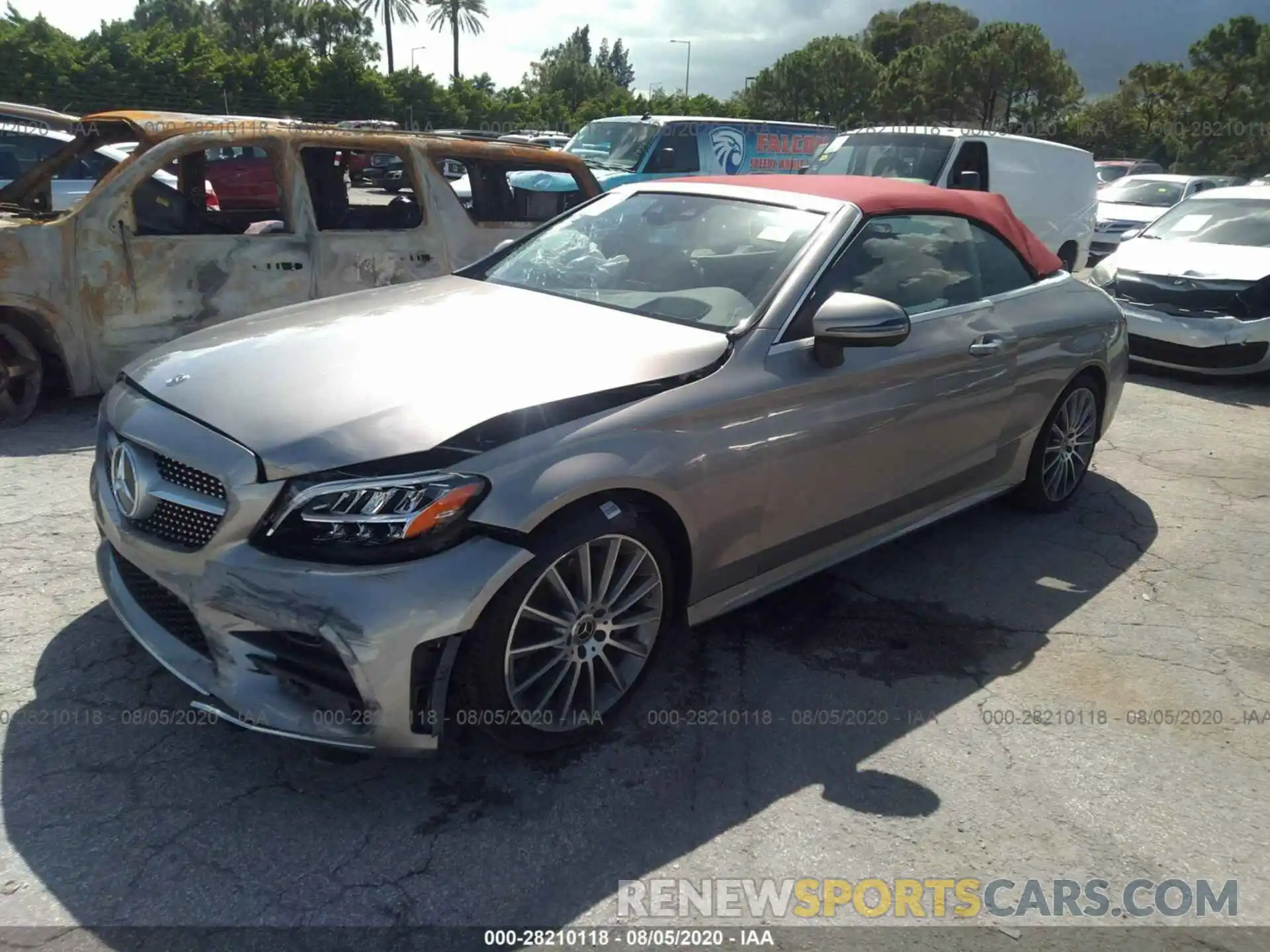 2 Photograph of a damaged car WDDWK8DB6KF857444 MERCEDES-BENZ C-CLASS 2019