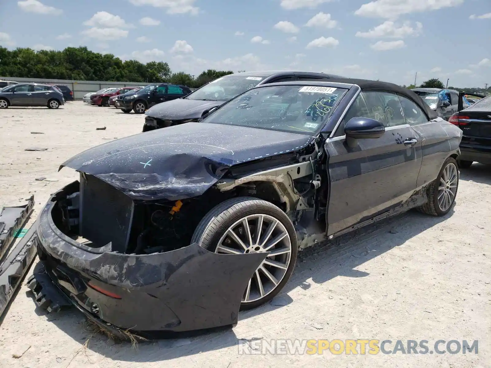 2 Photograph of a damaged car WDDWK8DB7KF793401 MERCEDES-BENZ C-CLASS 2019